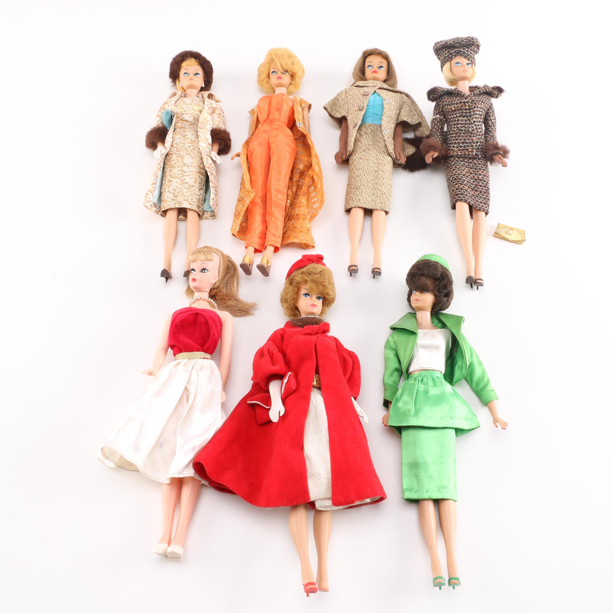 1960s Barbie and Midge Dolls