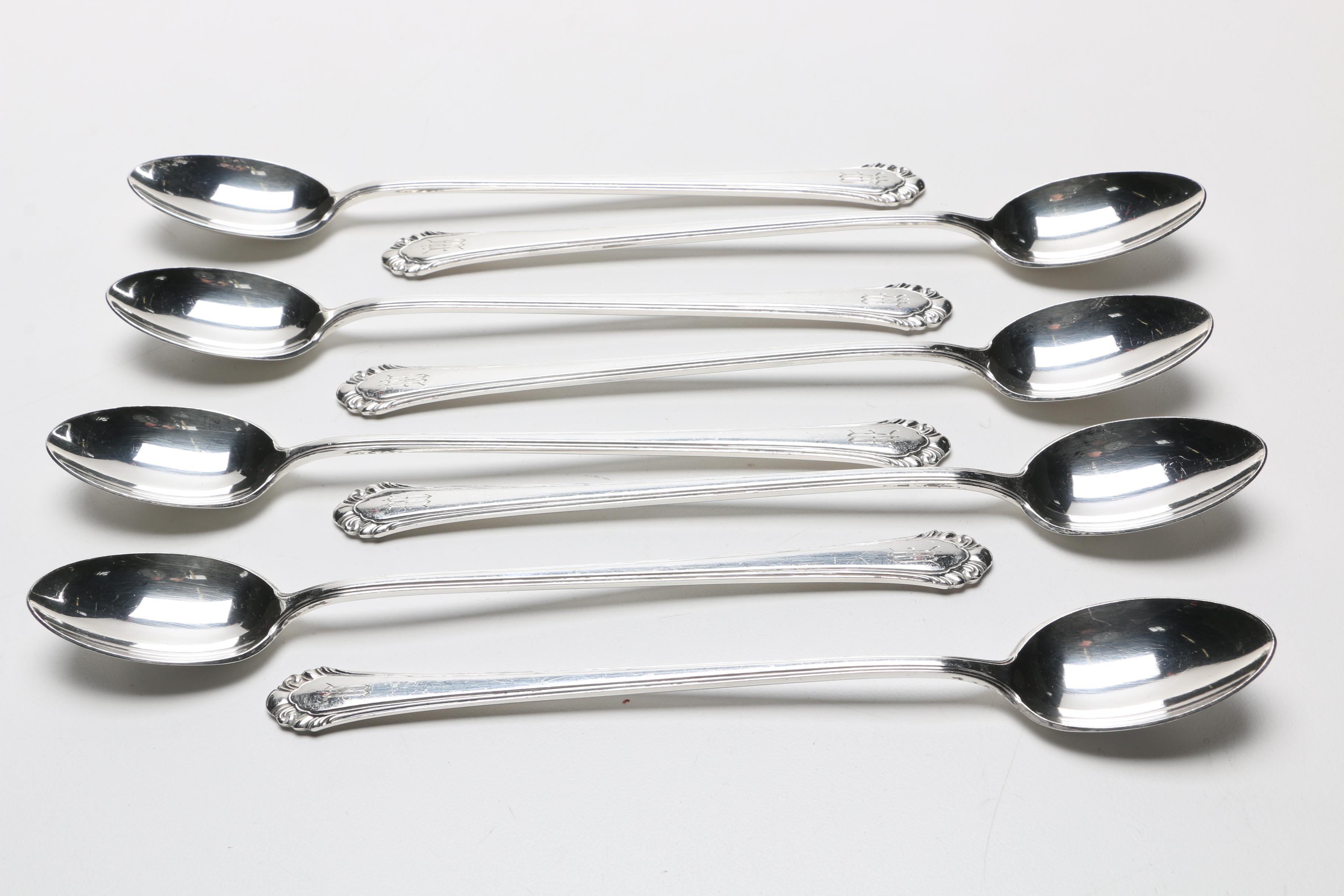 Gorham "Cavalier" Silver Plate Flatware Set