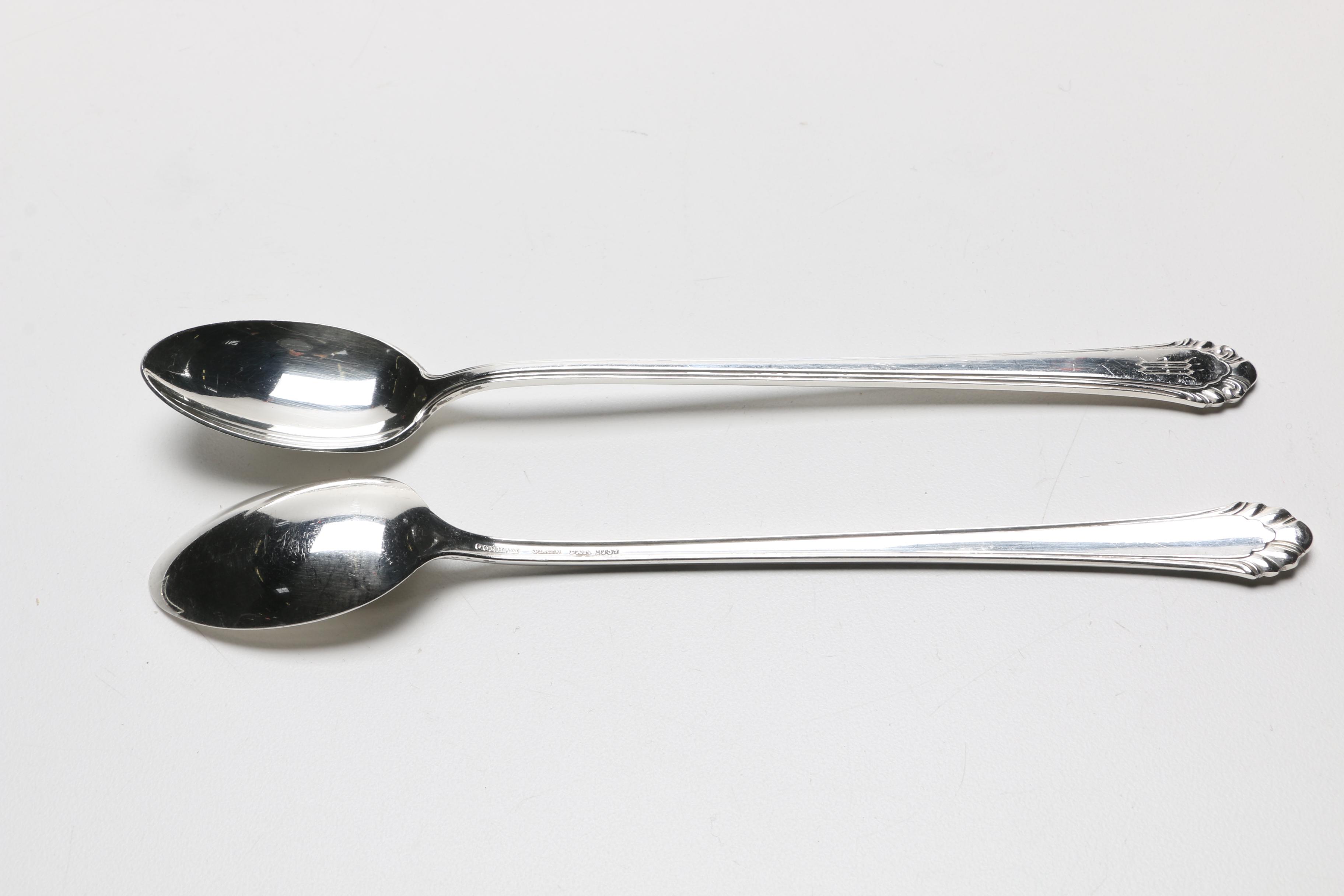 Gorham "Cavalier" Silver Plate Flatware Set