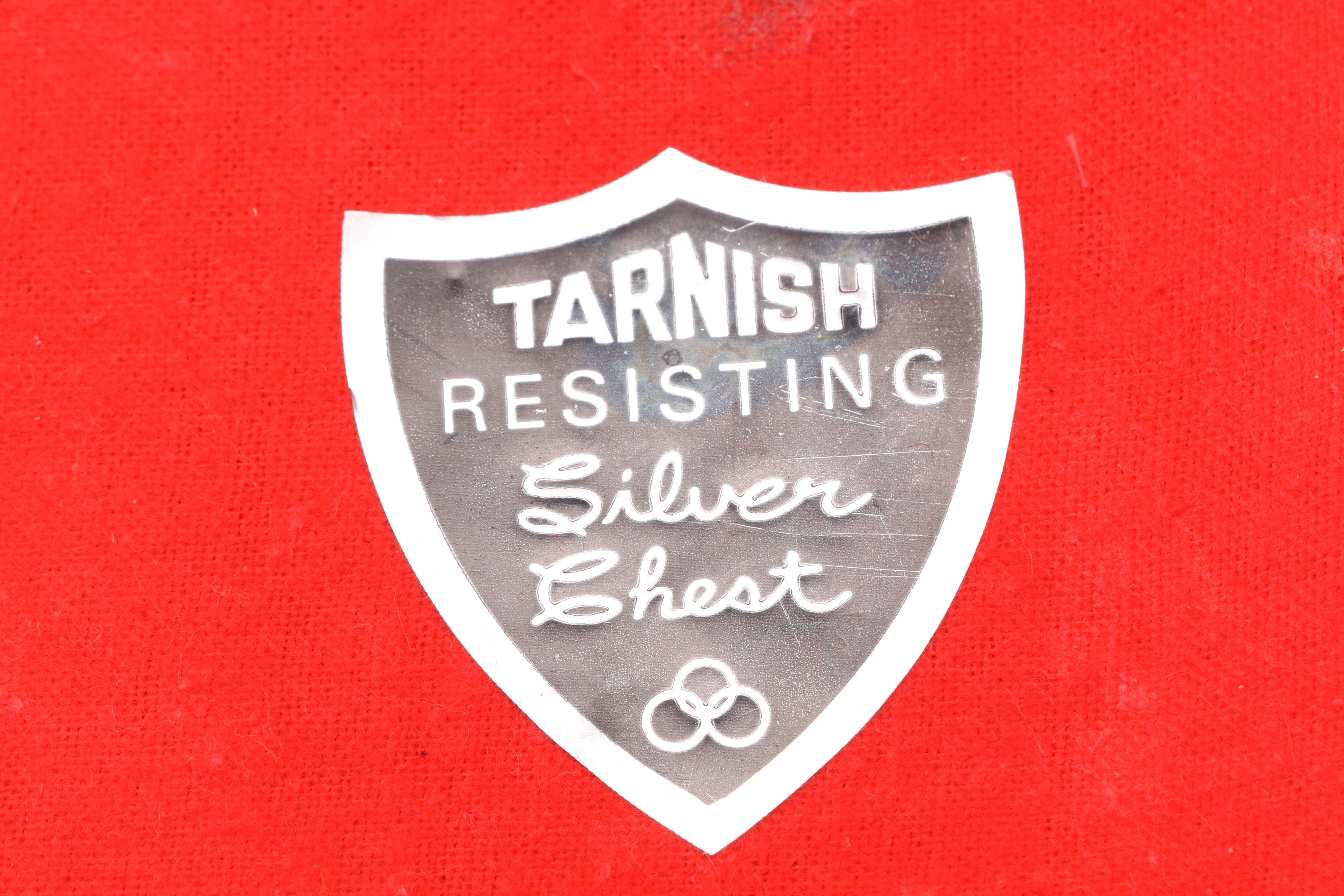 Gorham "Cavalier" Silver Plate Flatware Set