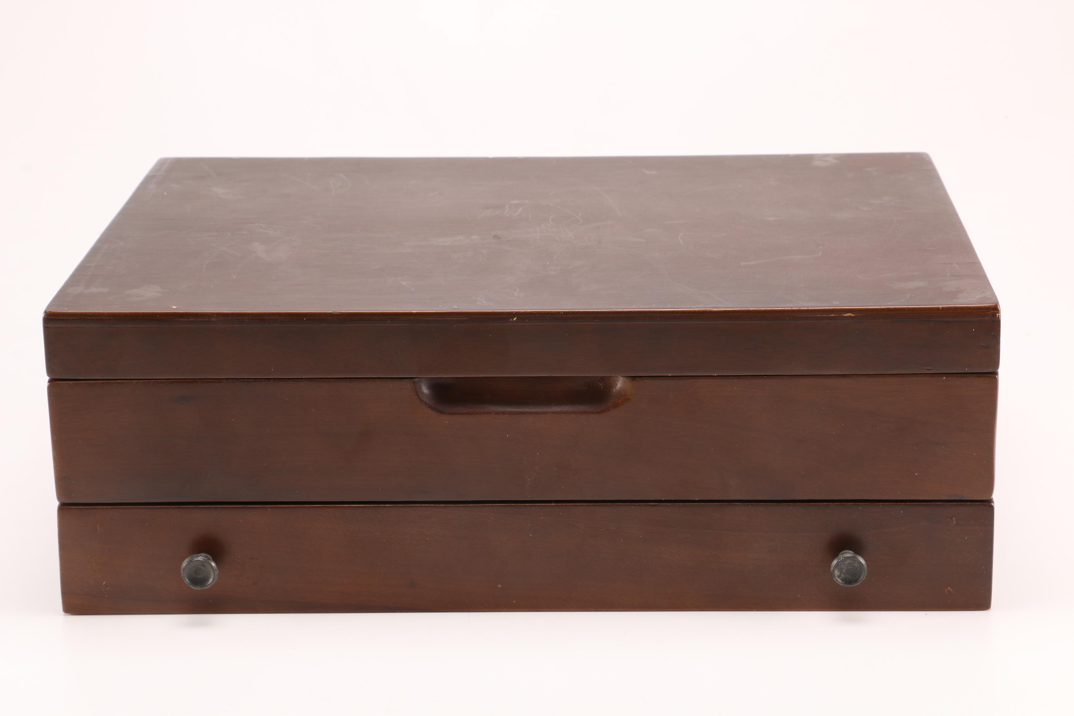 Gorham "Cavalier" Silver Plate Flatware Set