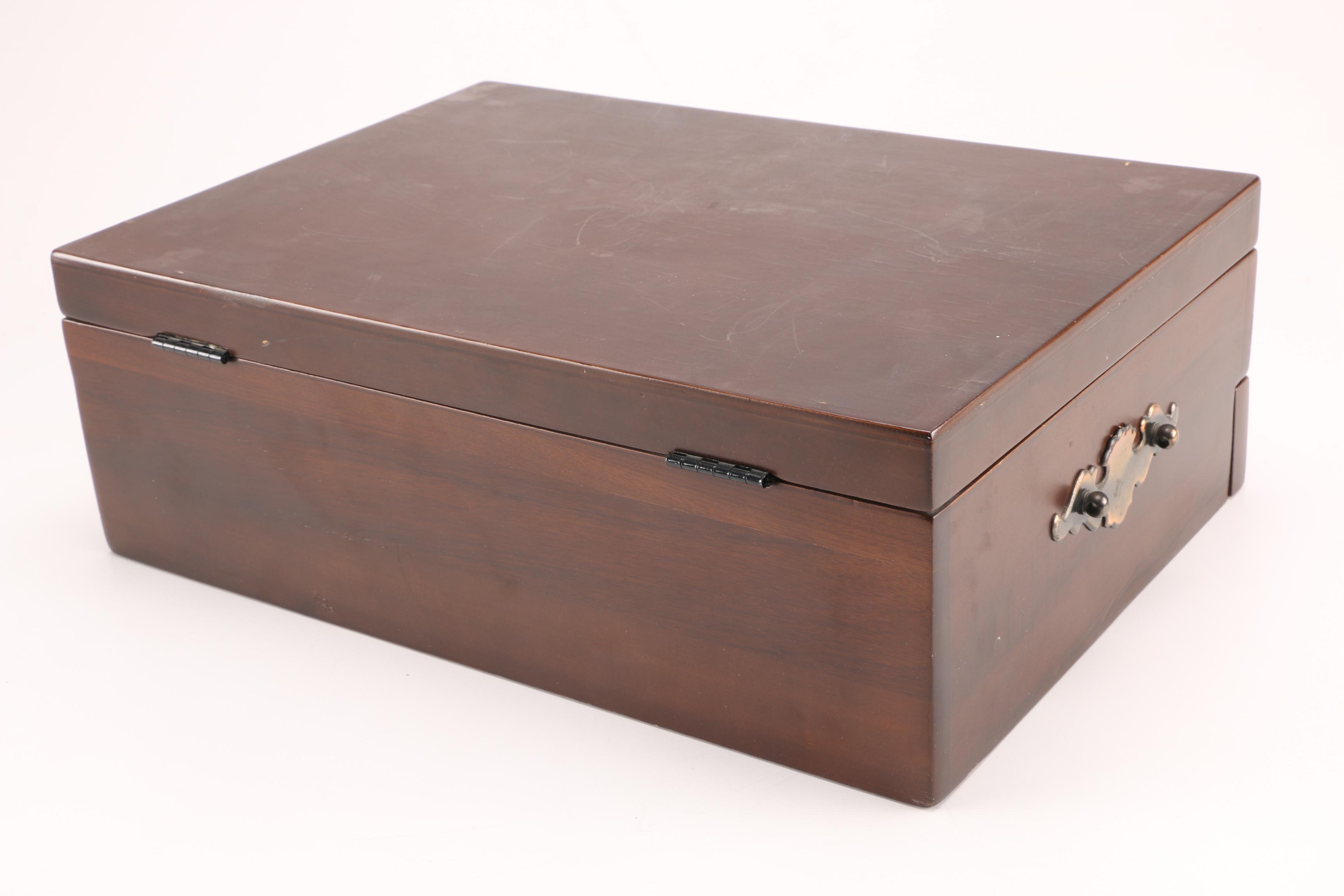 Gorham "Cavalier" Silver Plate Flatware Set