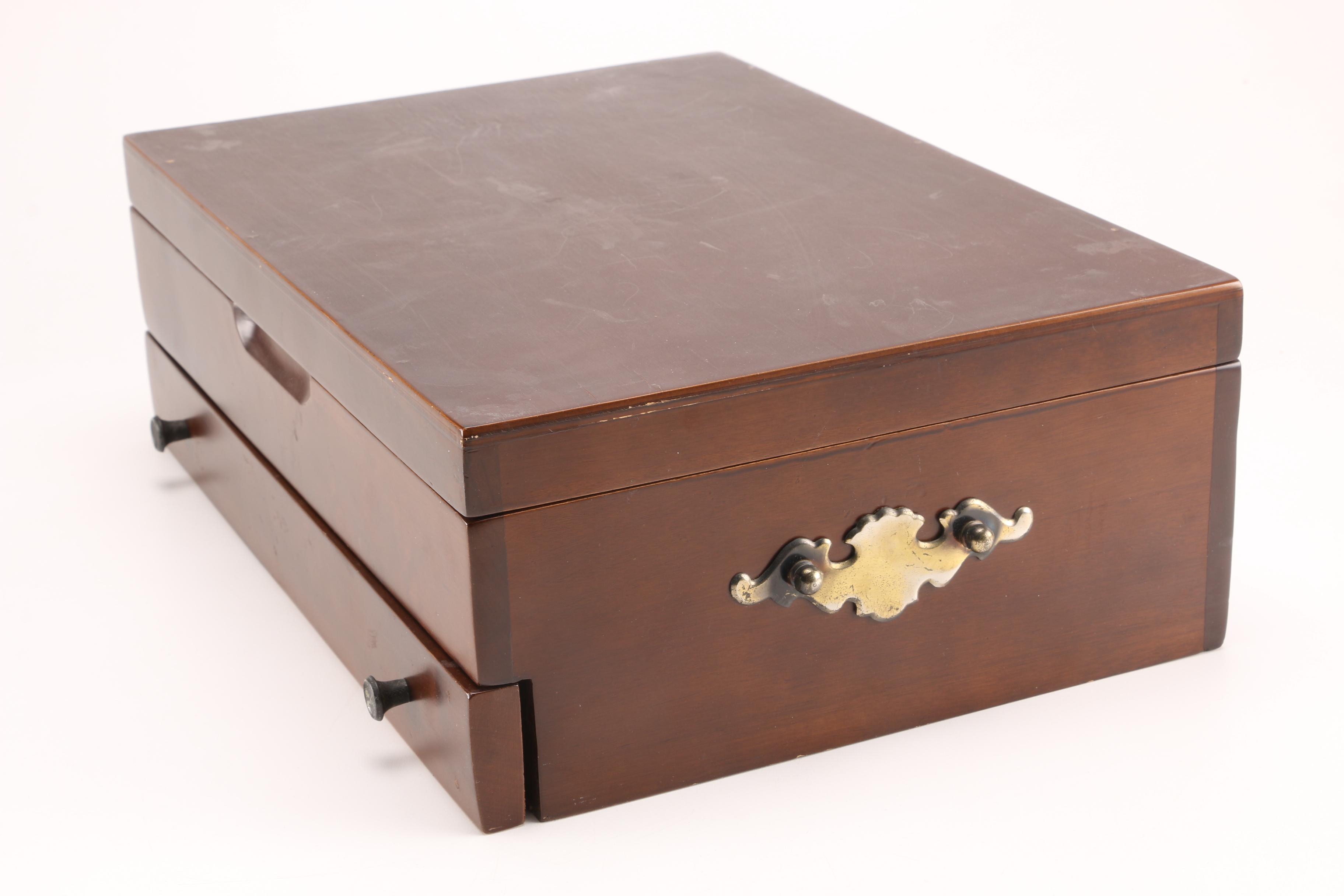 Gorham "Cavalier" Silver Plate Flatware Set