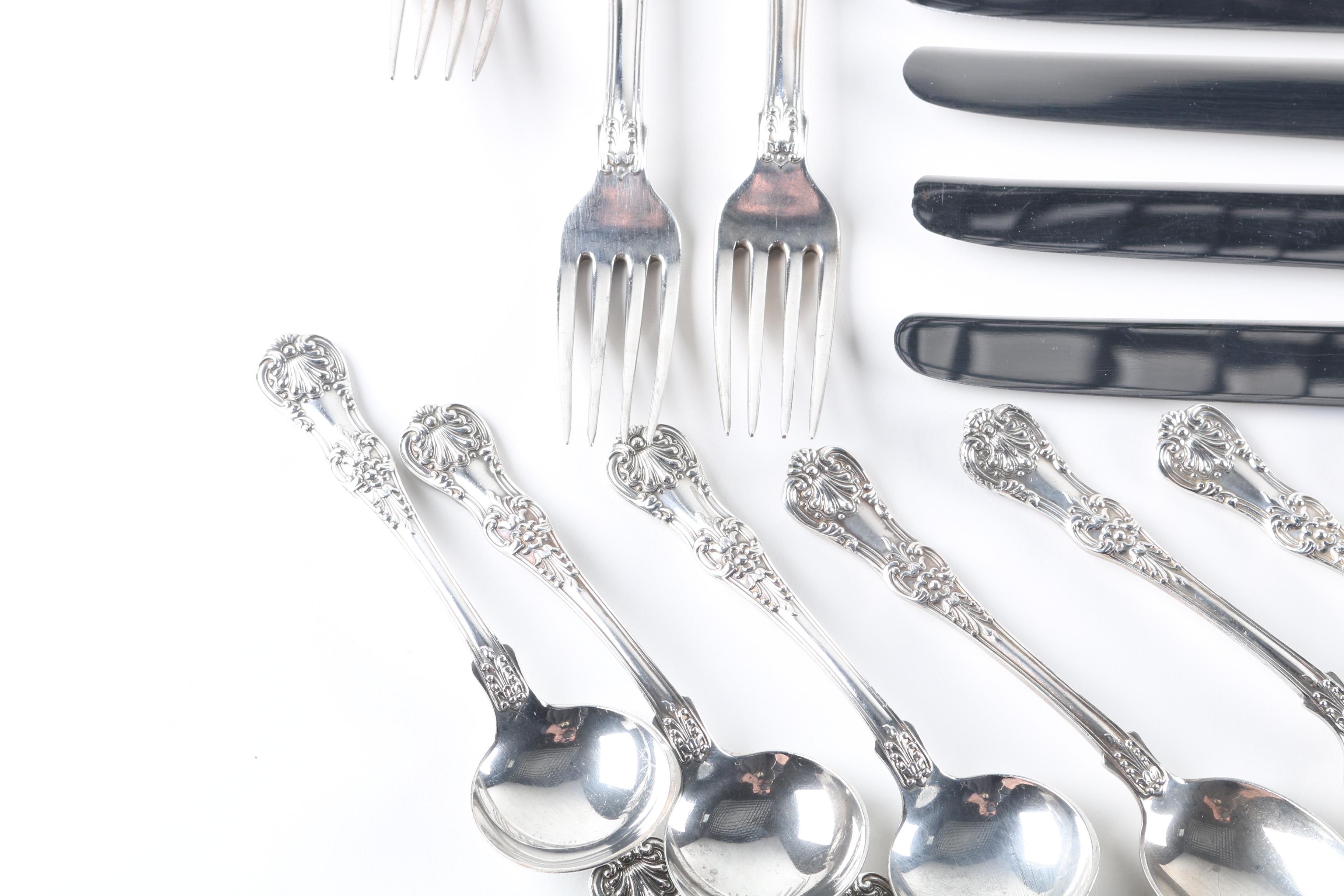 Tiffany & Co. "English King" Sterling Silver Flatware