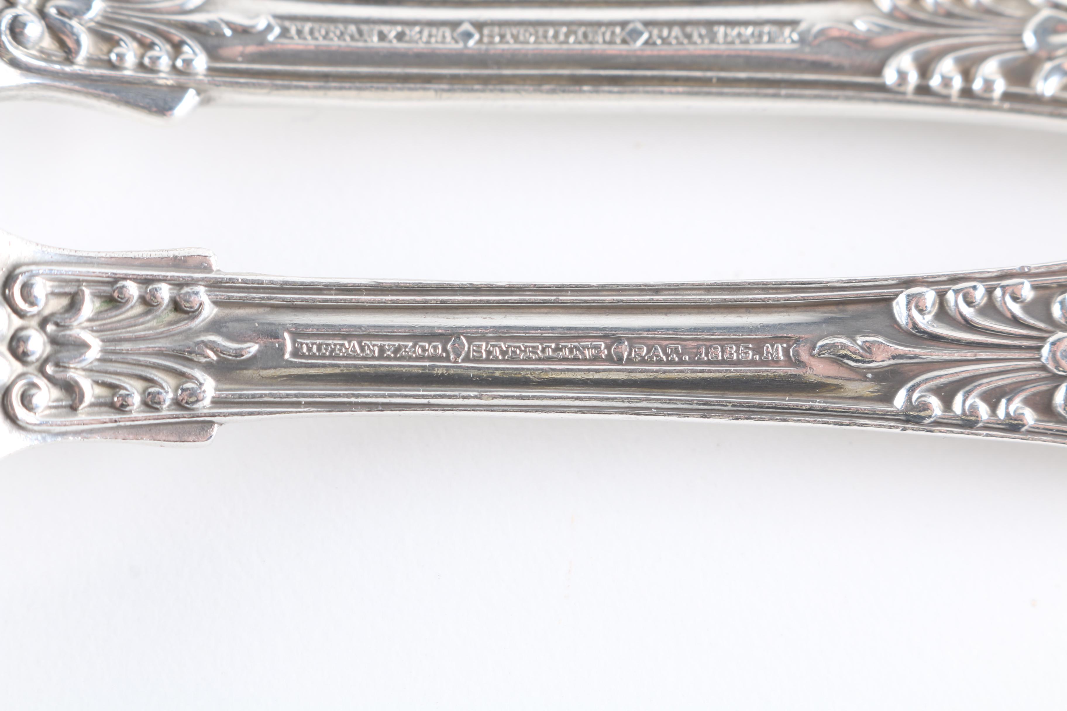 Tiffany & Co. "English King" Sterling Silver Flatware