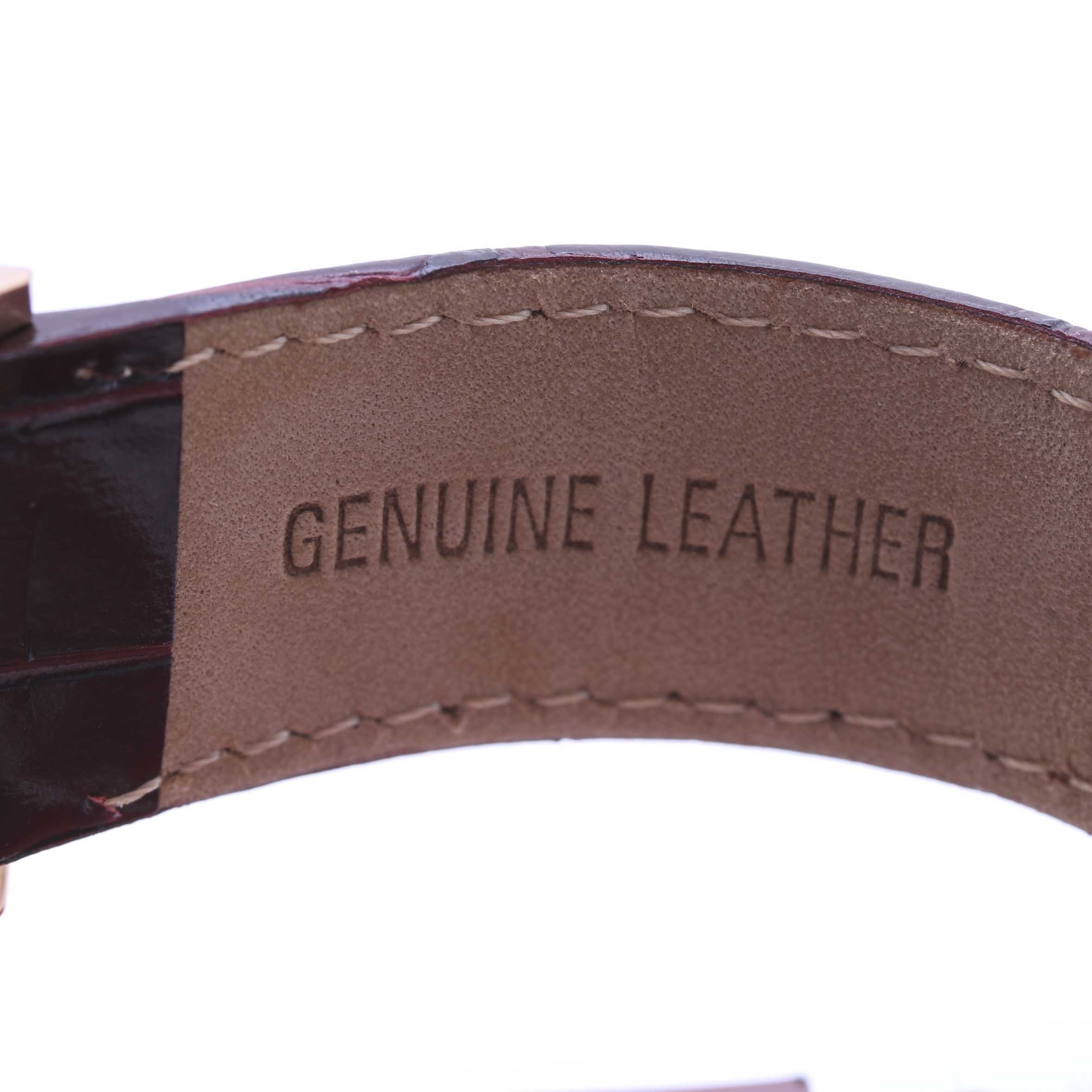 Jorg Gray Burgundy Leather Watch