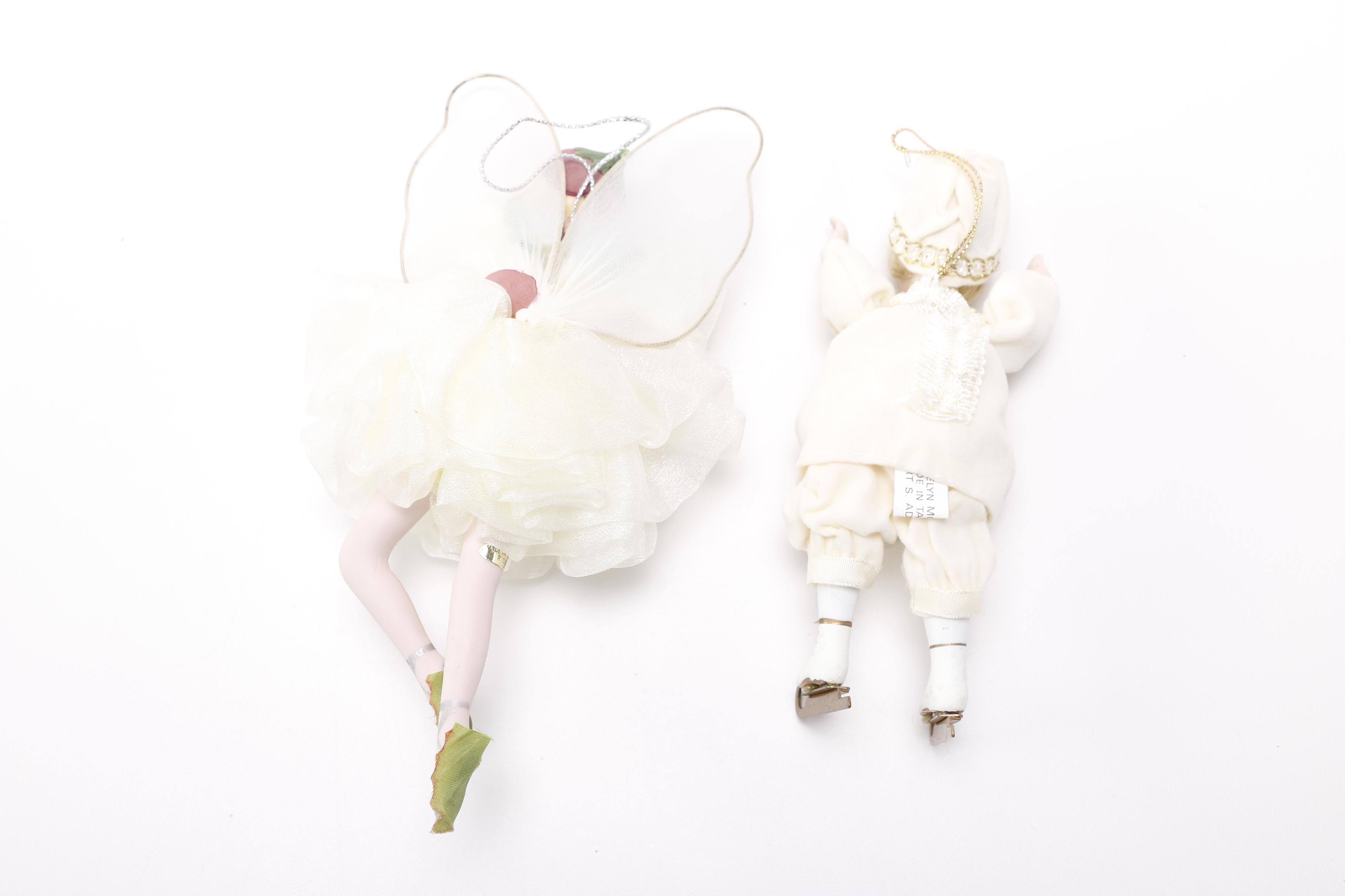 Porcelain Doll Ornament Set Featuring Jocelyn Mastrom