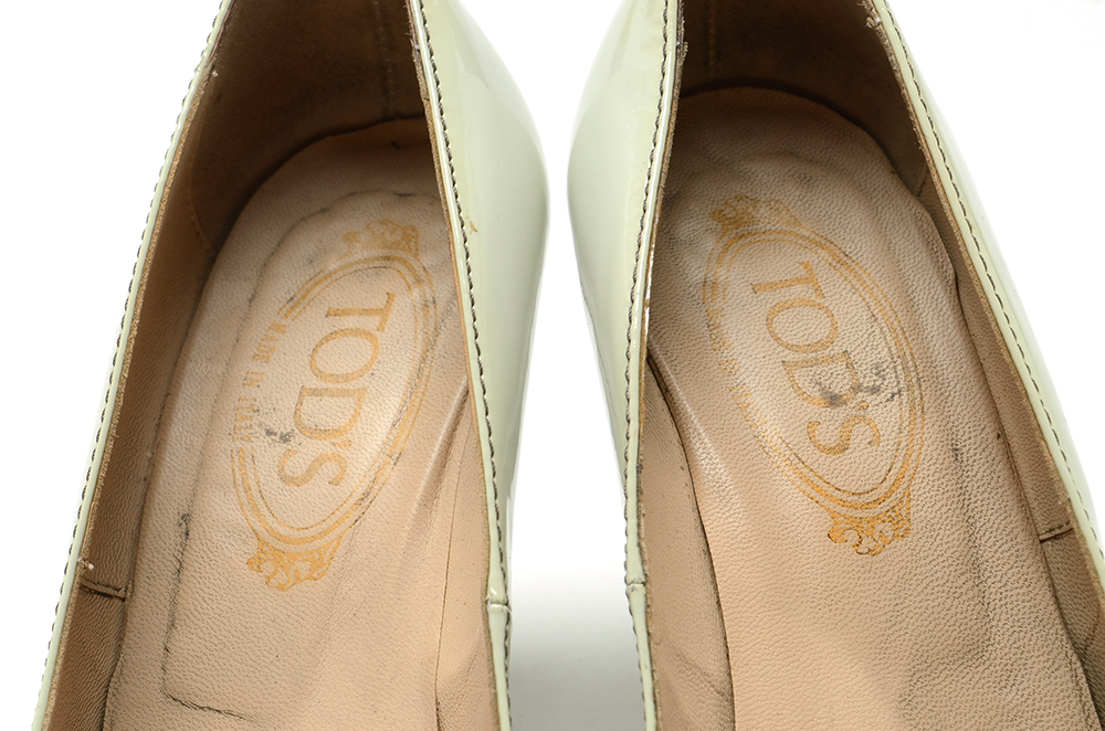 Tod's Patent Leather Wedges