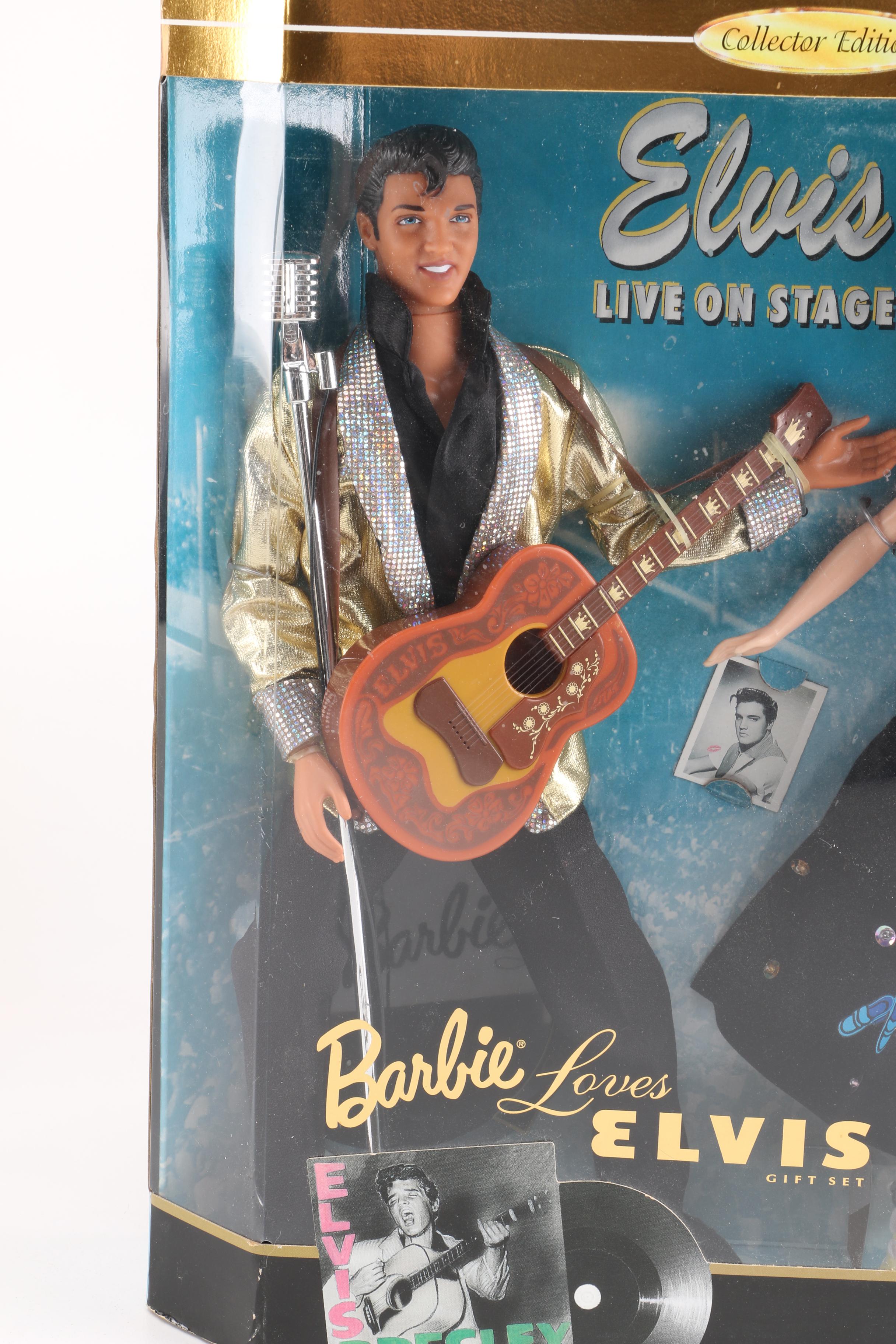 Collection of Elvis Collectible Barbie Dolls
