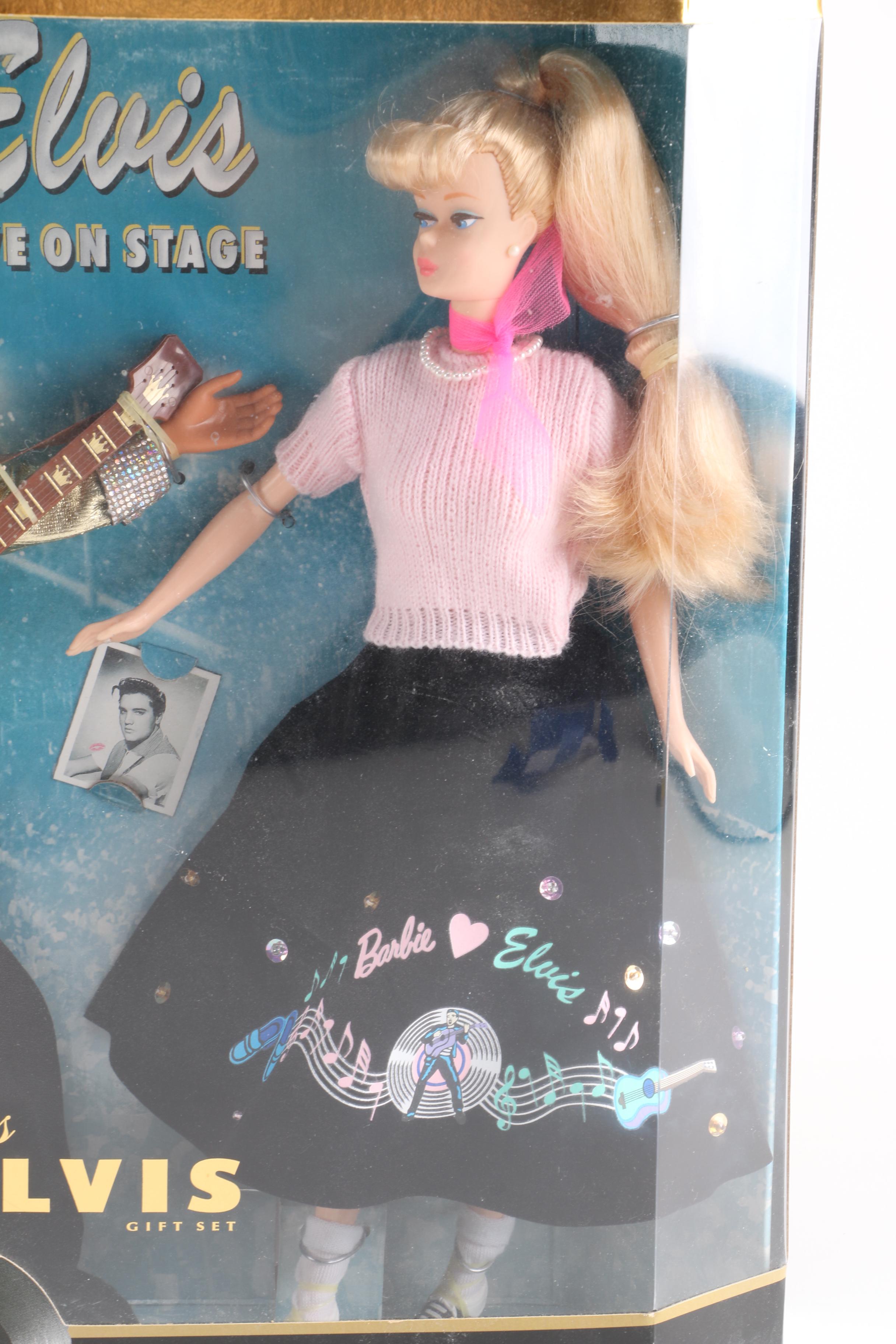 Collection of Elvis Collectible Barbie Dolls
