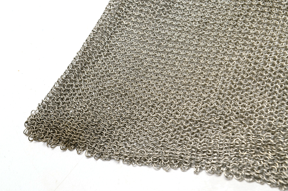 Sterling Silver Vintage Mesh Chain Purse