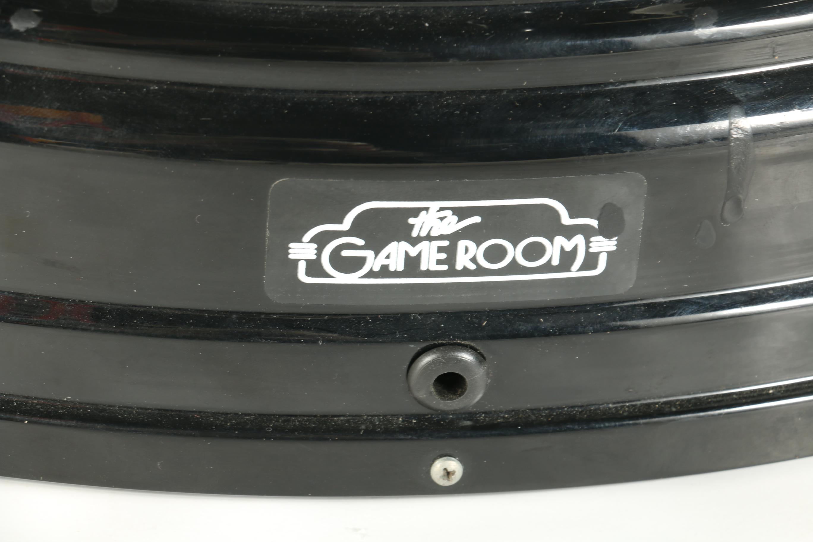 "The Game Room" Neon Clock Sign
