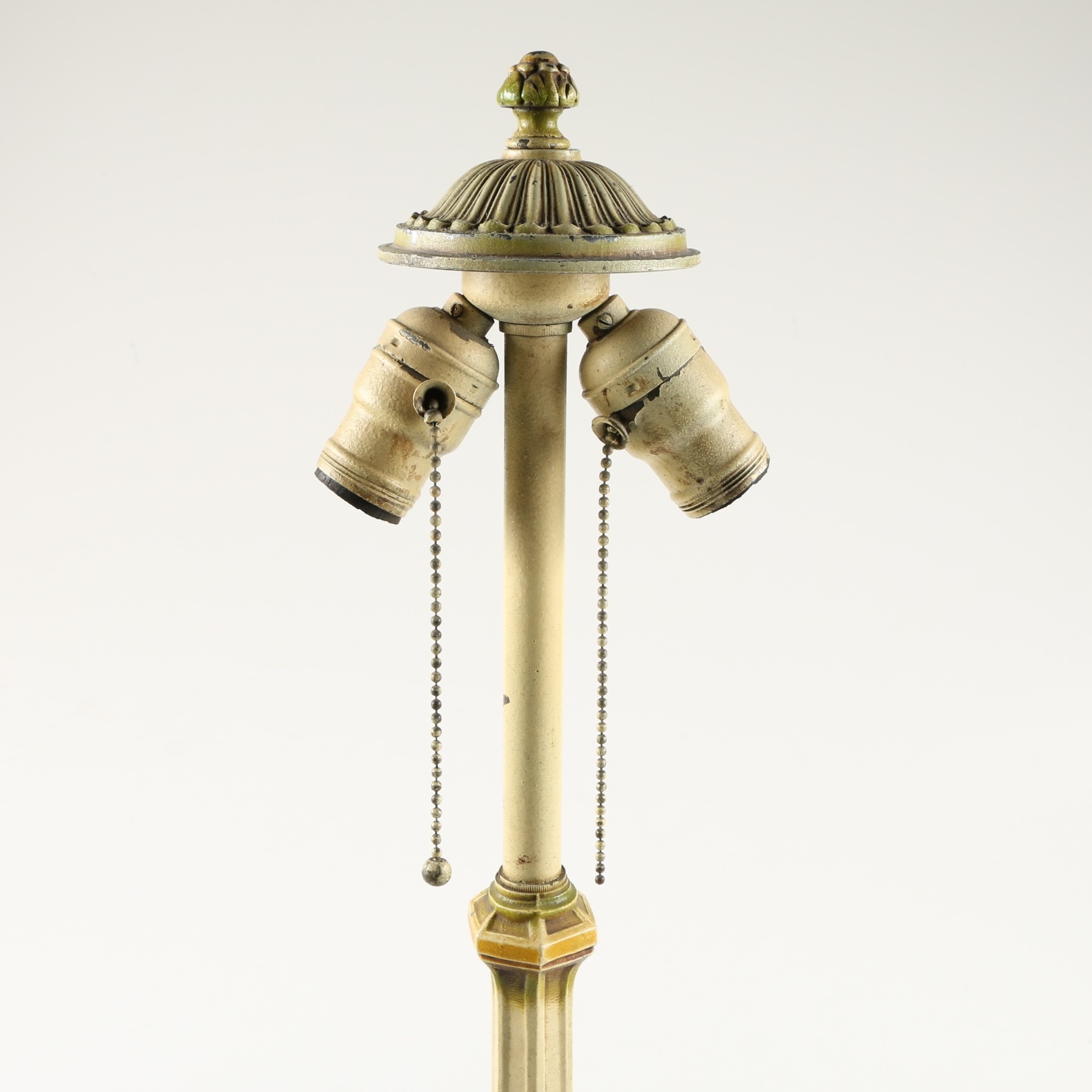 Antique Slag Glass Lamp