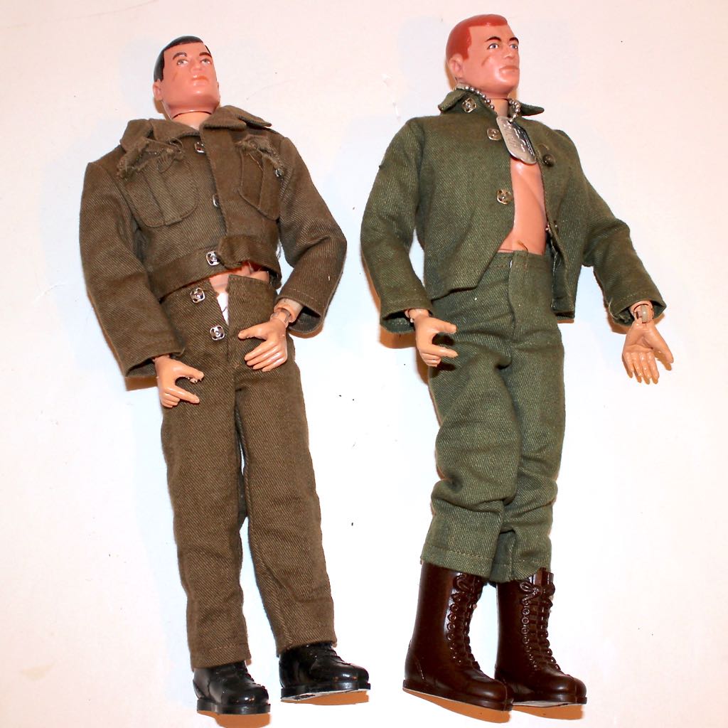1964 Hasbro "G.I. Joe Action Figures" with Costumes and Accessories