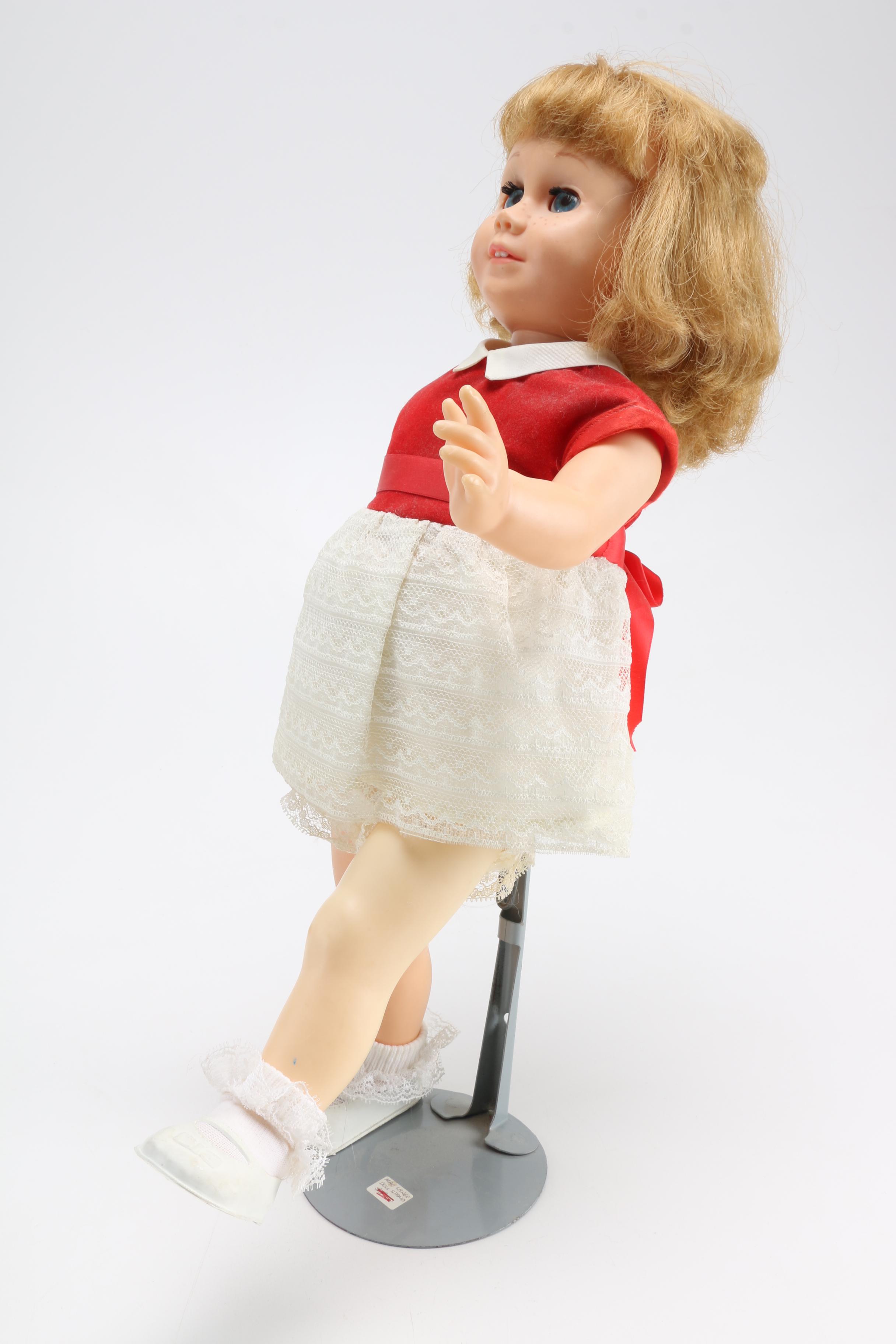 1961 Chatty Cathy with Hard Face and Dutch Boy Haircut