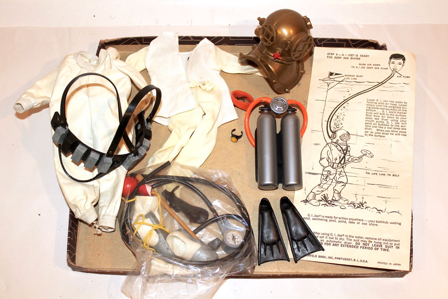 1964 Hasbro "G.I. Joe Action Figures" with Costumes and Accessories
