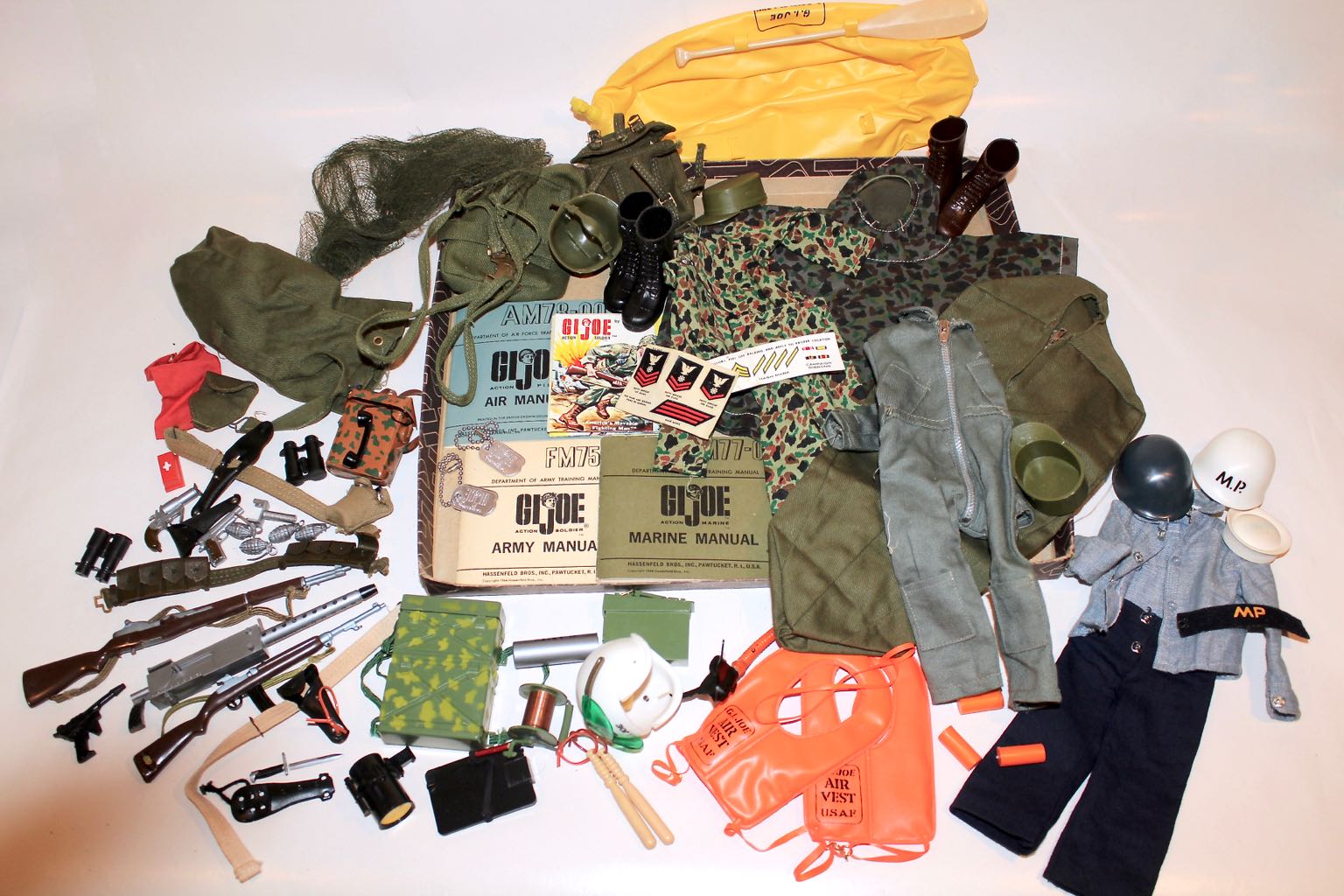 1964 Hasbro "G.I. Joe Action Figures" with Costumes and Accessories