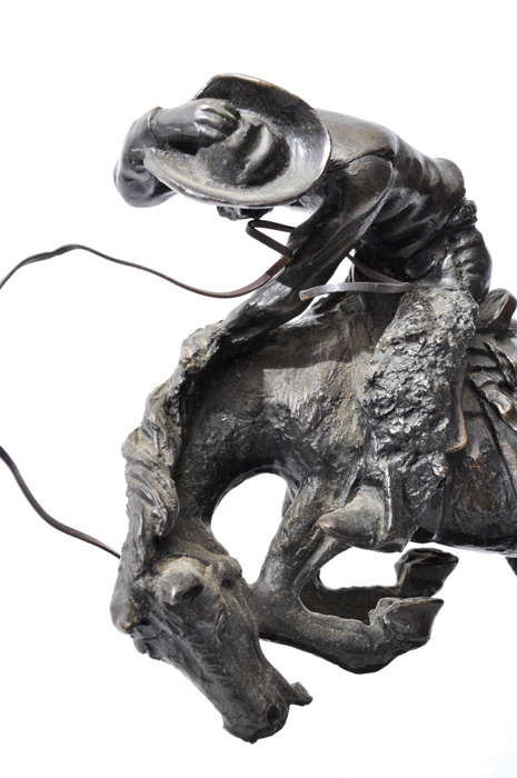 Reproduction Bronze After Frederic Remington "Rattlesnake"