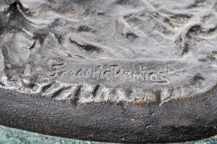 Reproduction Bronze After Frederic Remington "Rattlesnake"