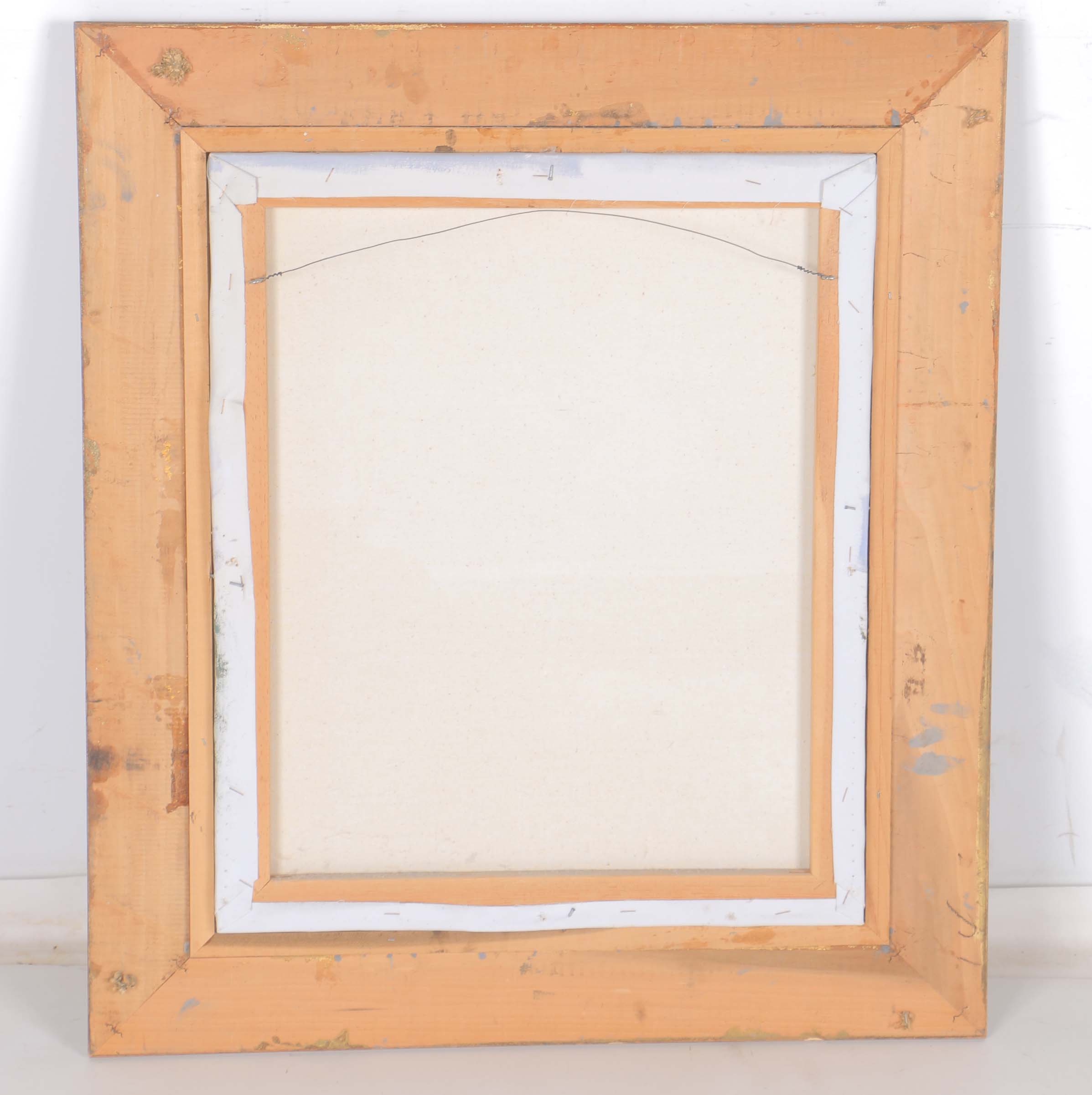 Karl Neumann Oil on Canvas of Beach Scene