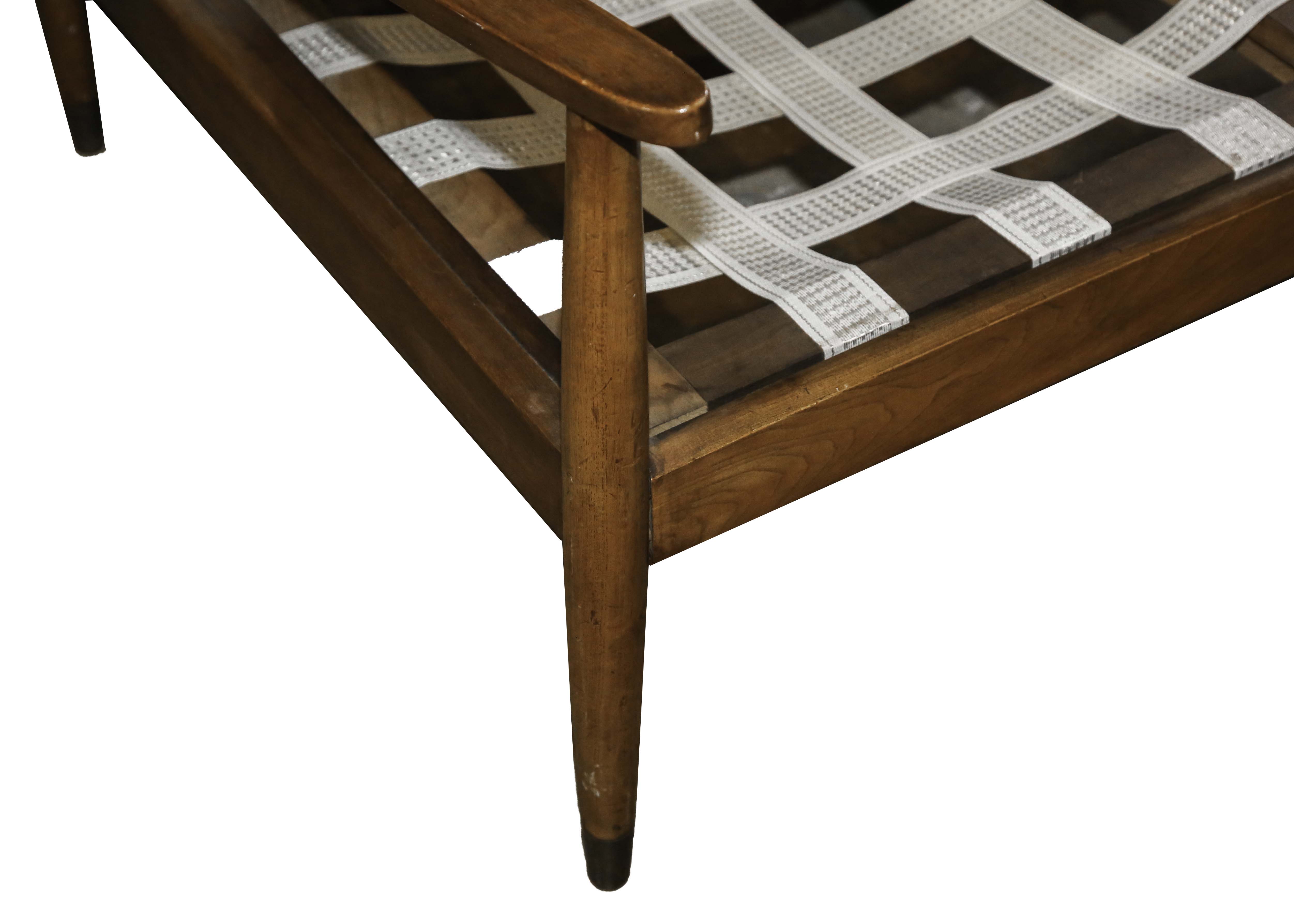 Danish Modern Wooden Couch Frame
