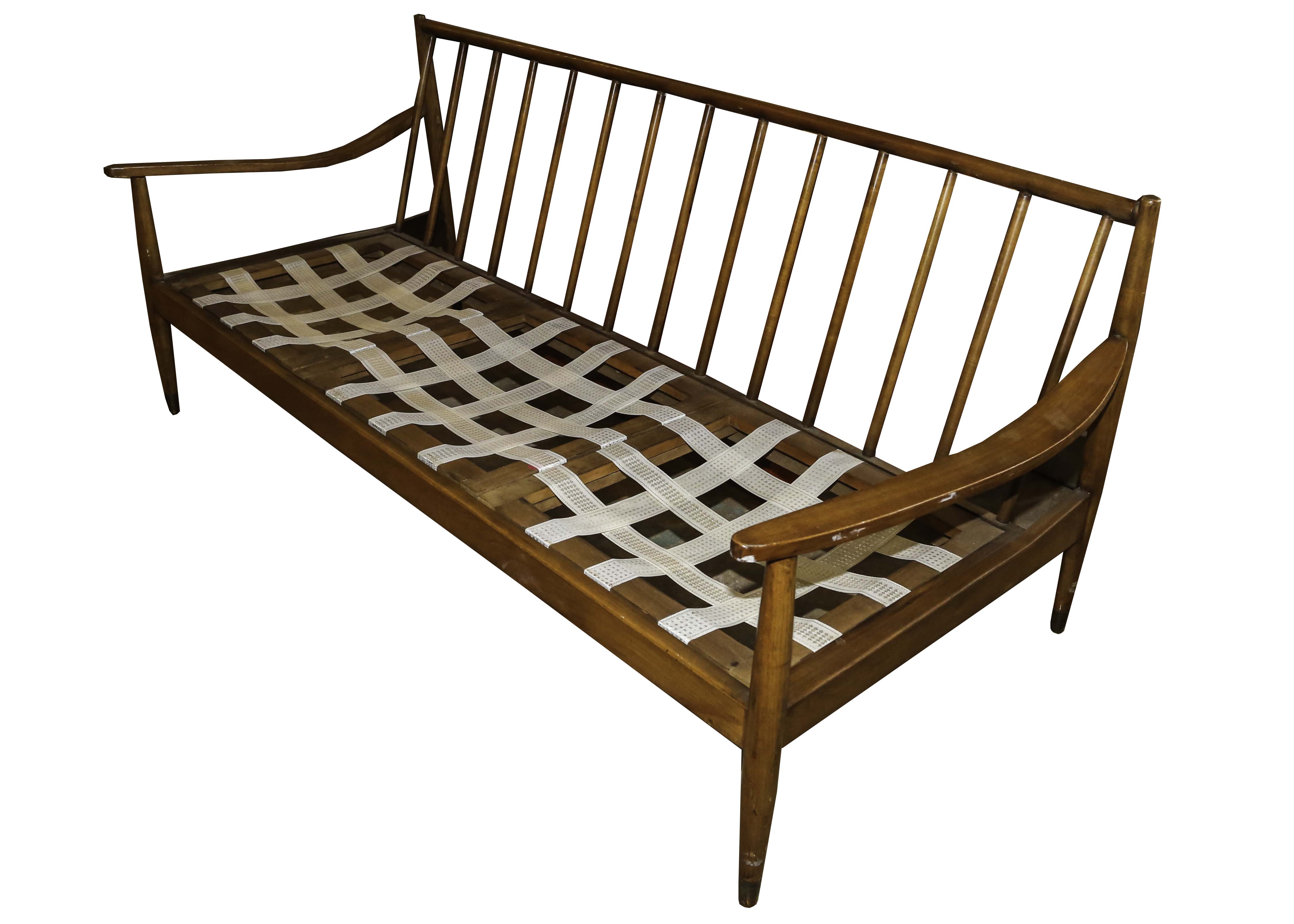 Danish Modern Wooden Couch Frame