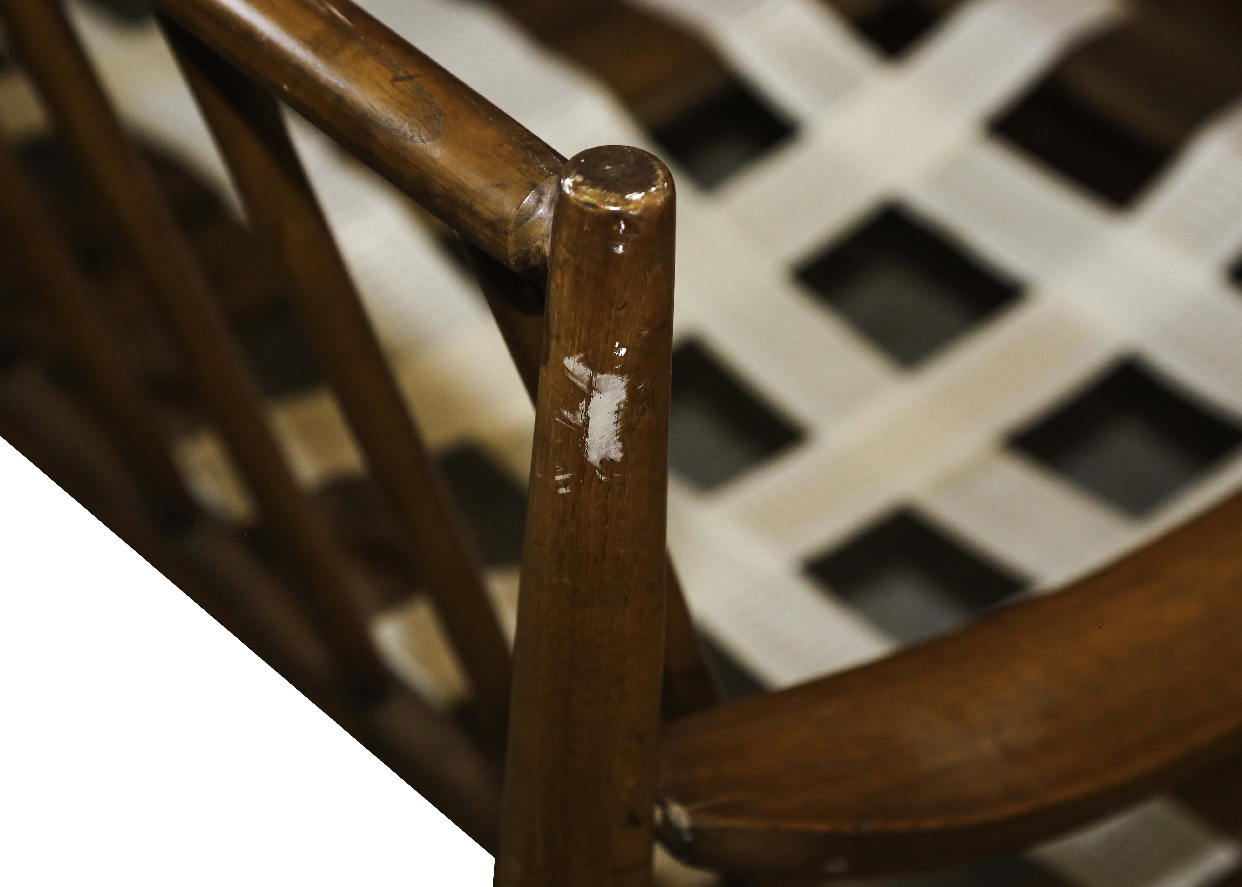 Danish Modern Wooden Couch Frame