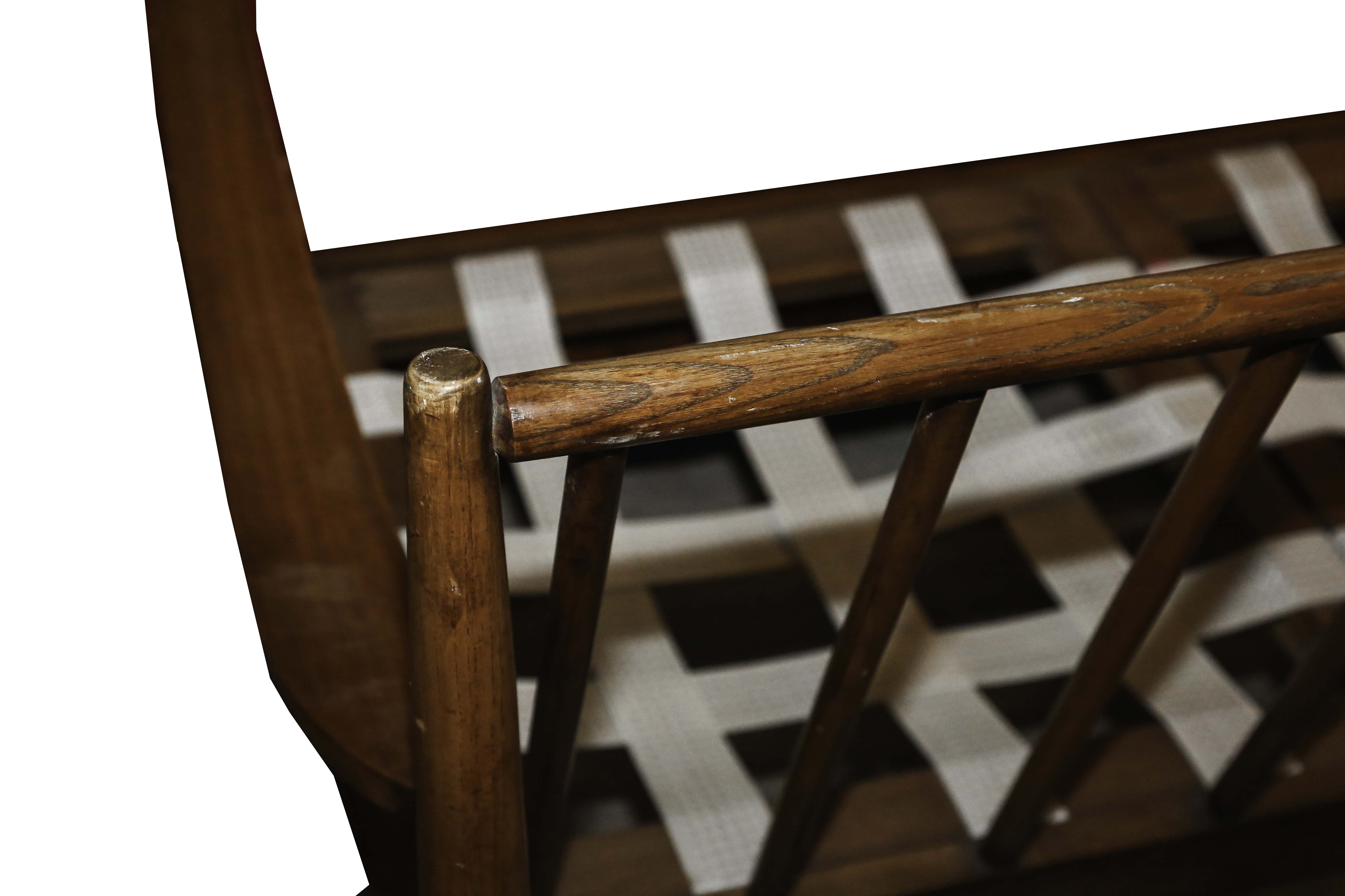 Danish Modern Wooden Couch Frame