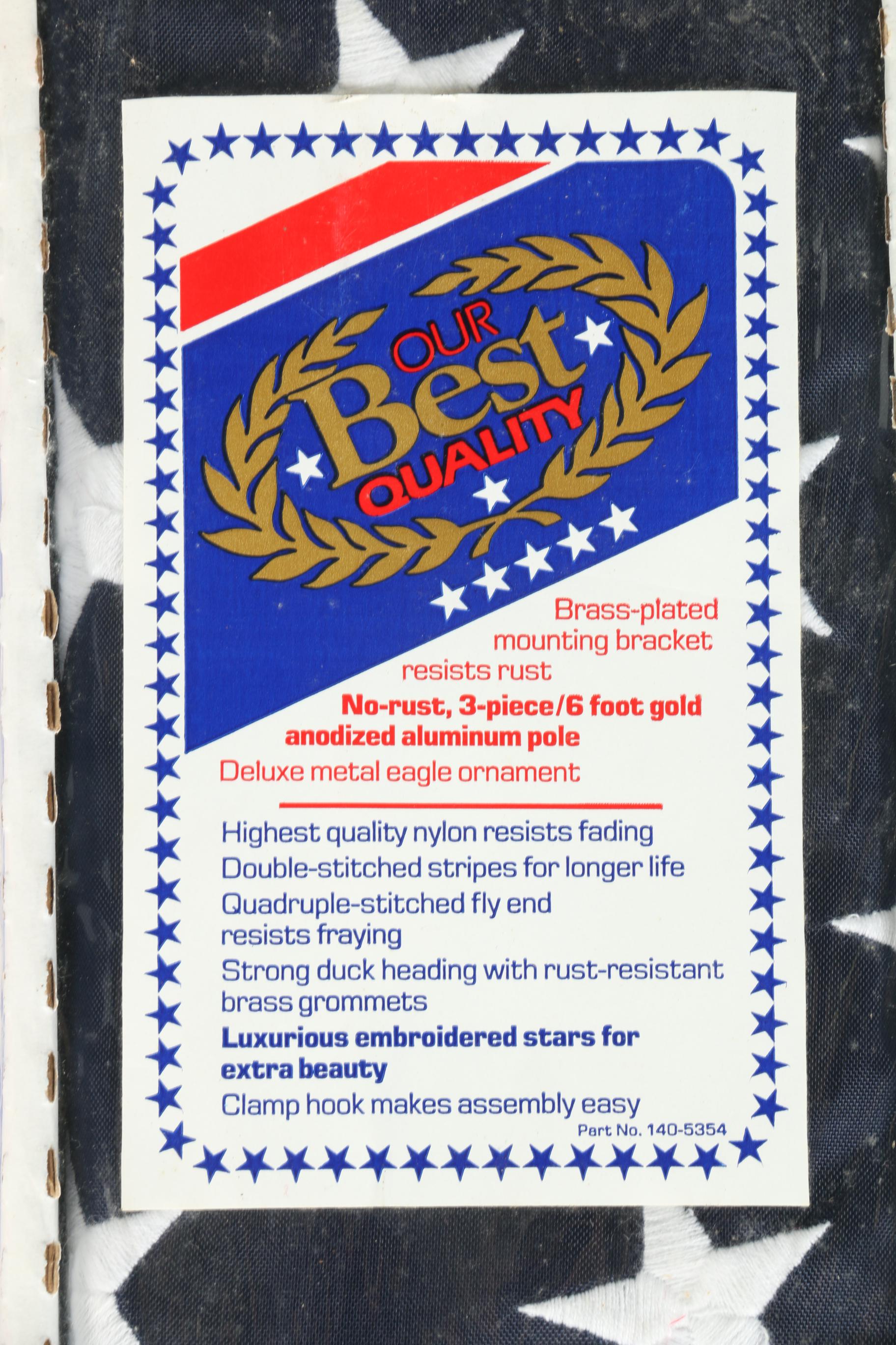 American Flags Including Poles and Mounts