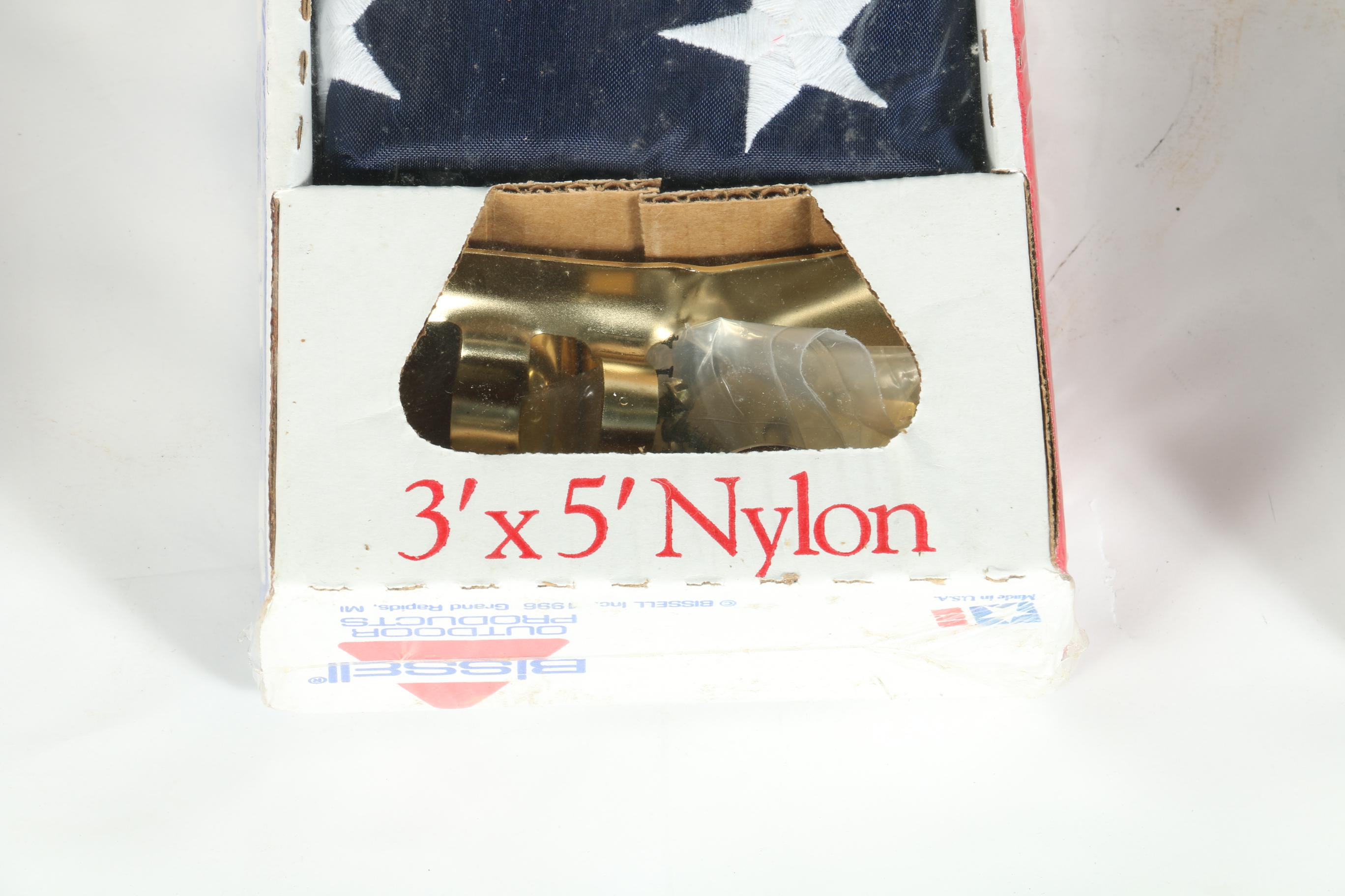 American Flags Including Poles and Mounts