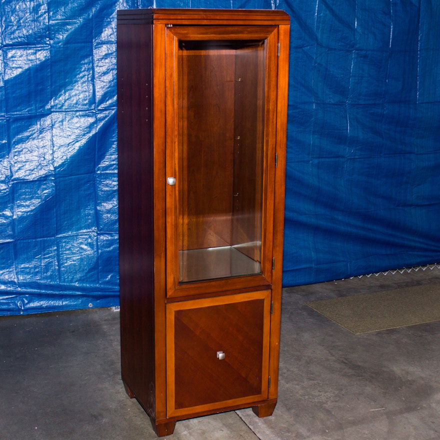 Illuminated Curio Cabinet Tower