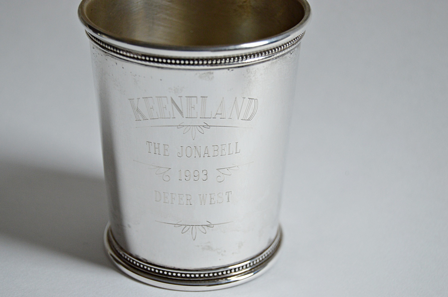 Mark J. Scearce Sterling Silver 1993 Keeneland Mint Julep Cup