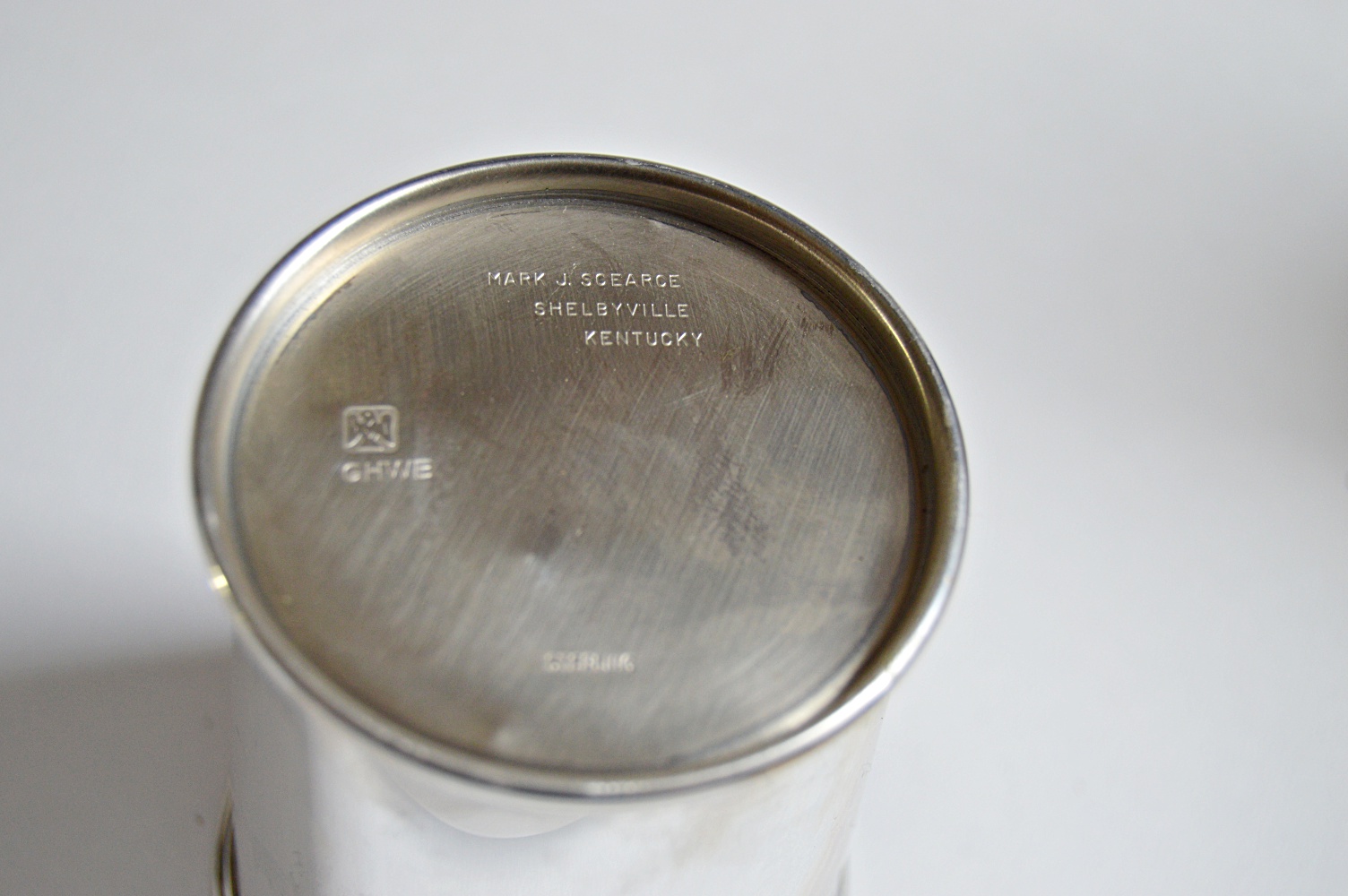 Mark J. Scearce Sterling Silver 1993 Keeneland Mint Julep Cup