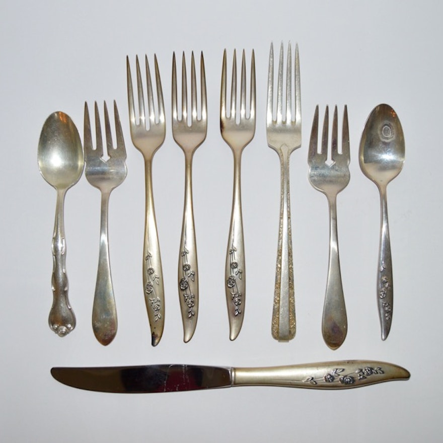 Sterling Flatware Collection Including Heirloom and Gorham