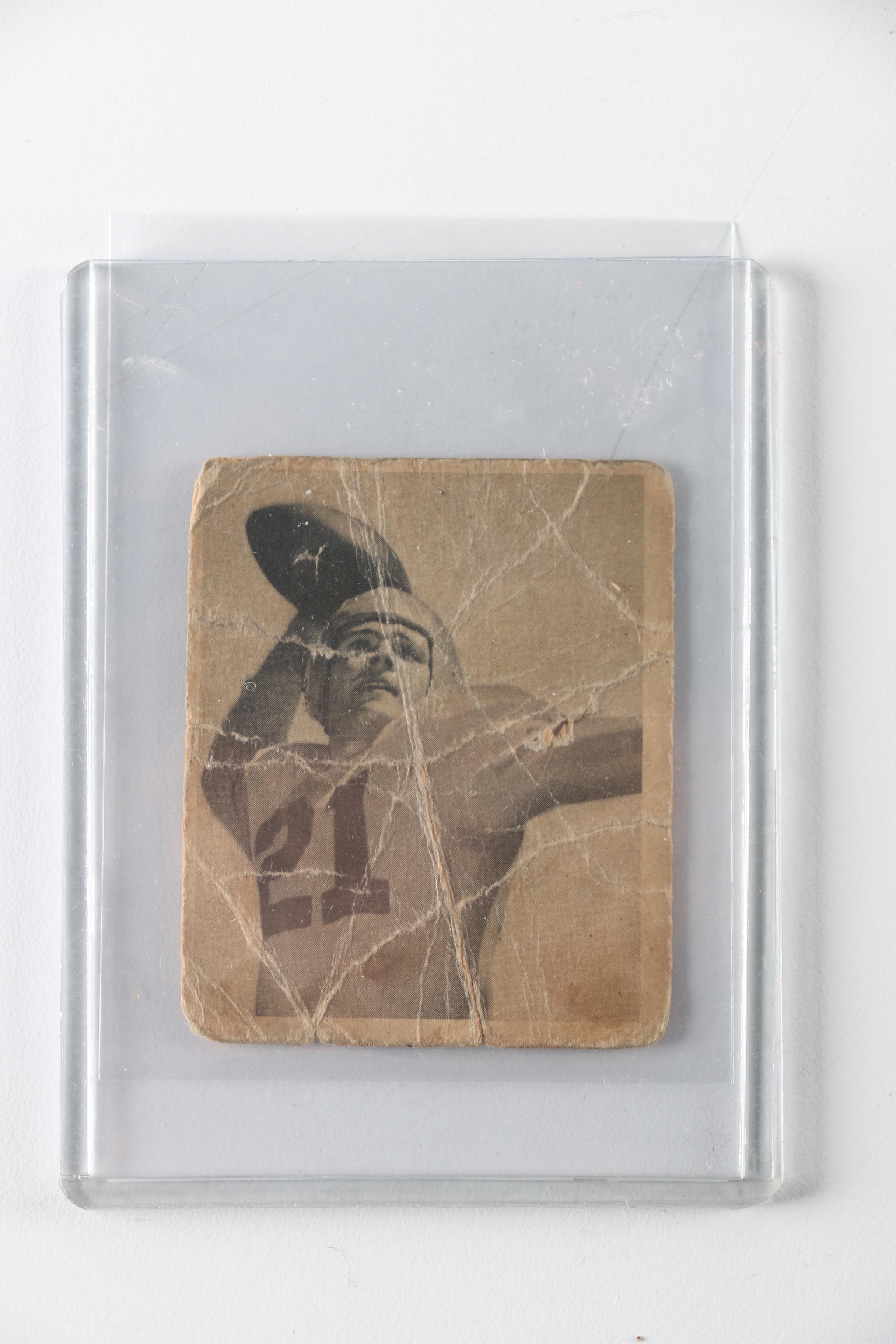 Circa 1950 Leaf and Bowman Football Cards