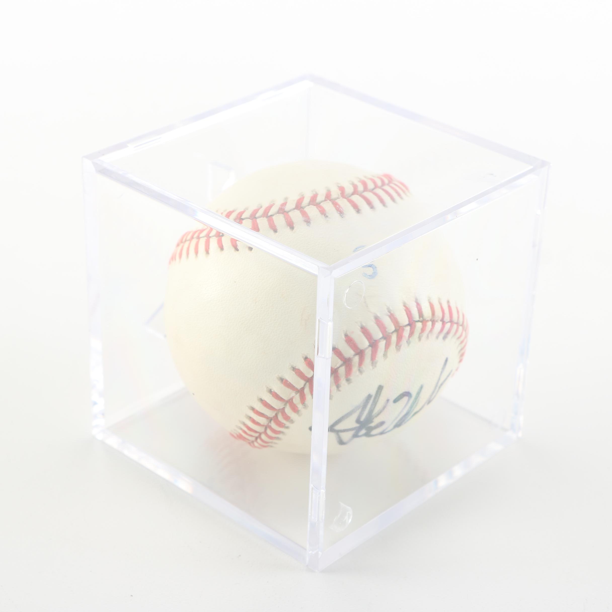 Joe Zdeb Signed Baseball