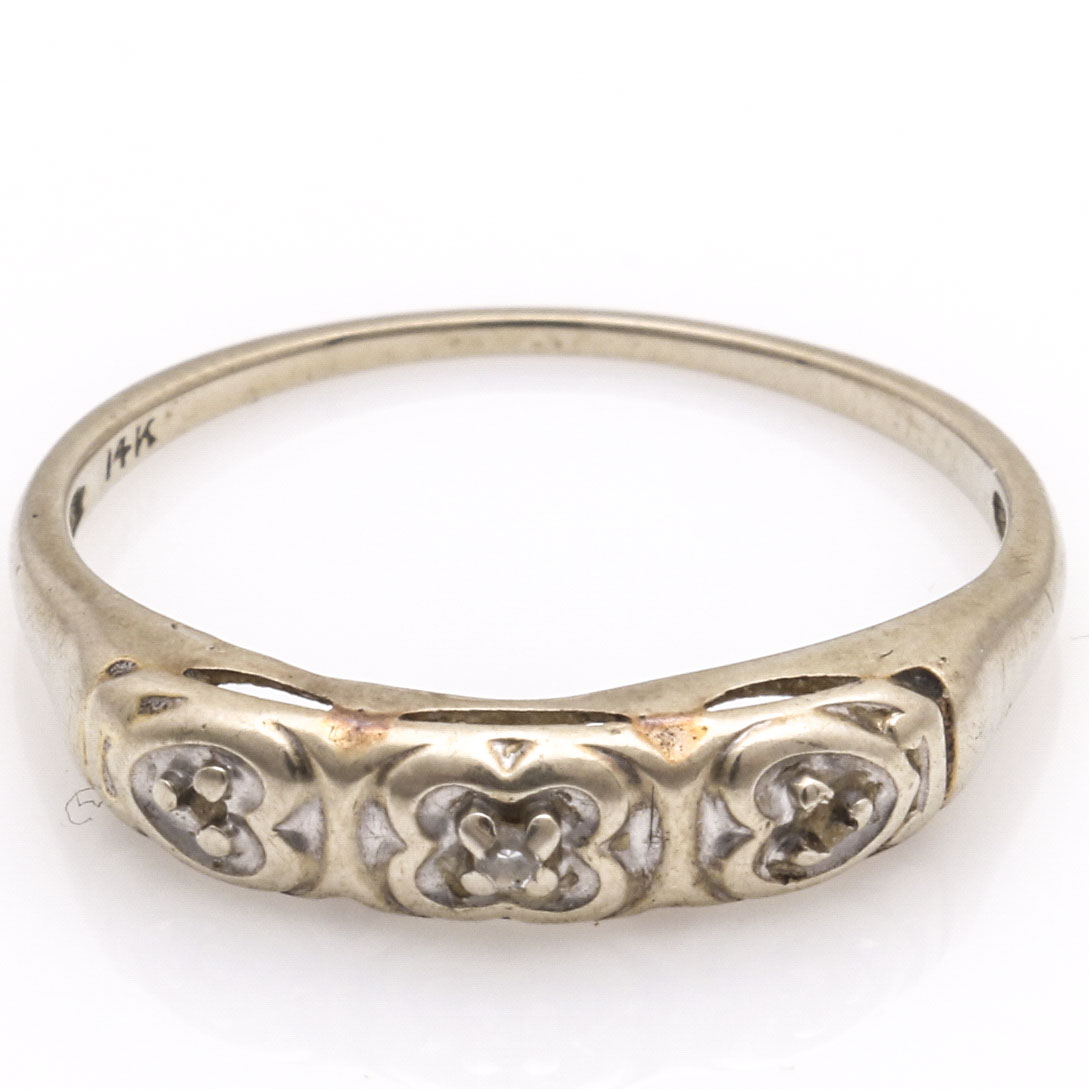 14K Gold Jewelry with Diamonds and Pearls