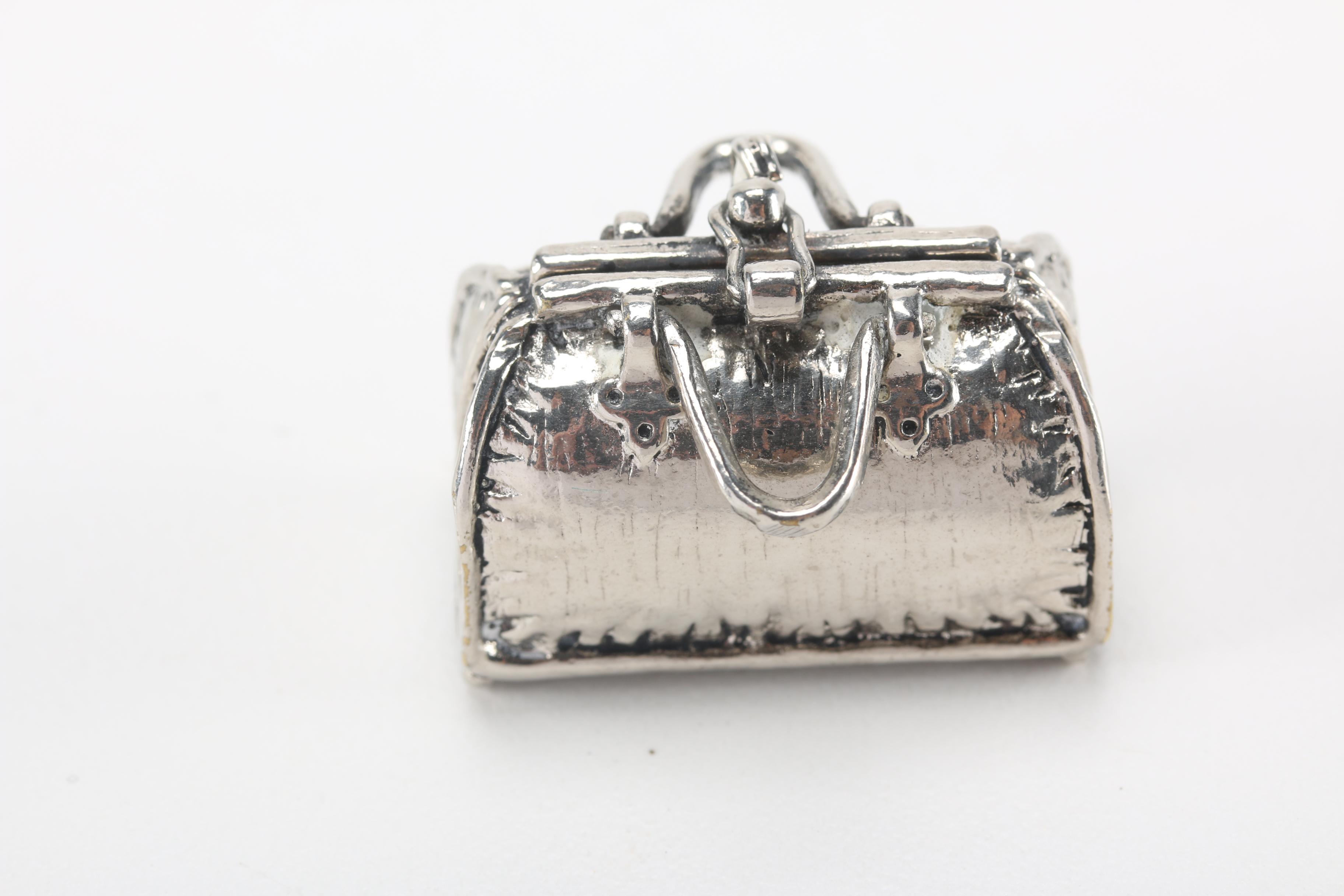 Silver Tone Trinket Boxes and Money Clips
