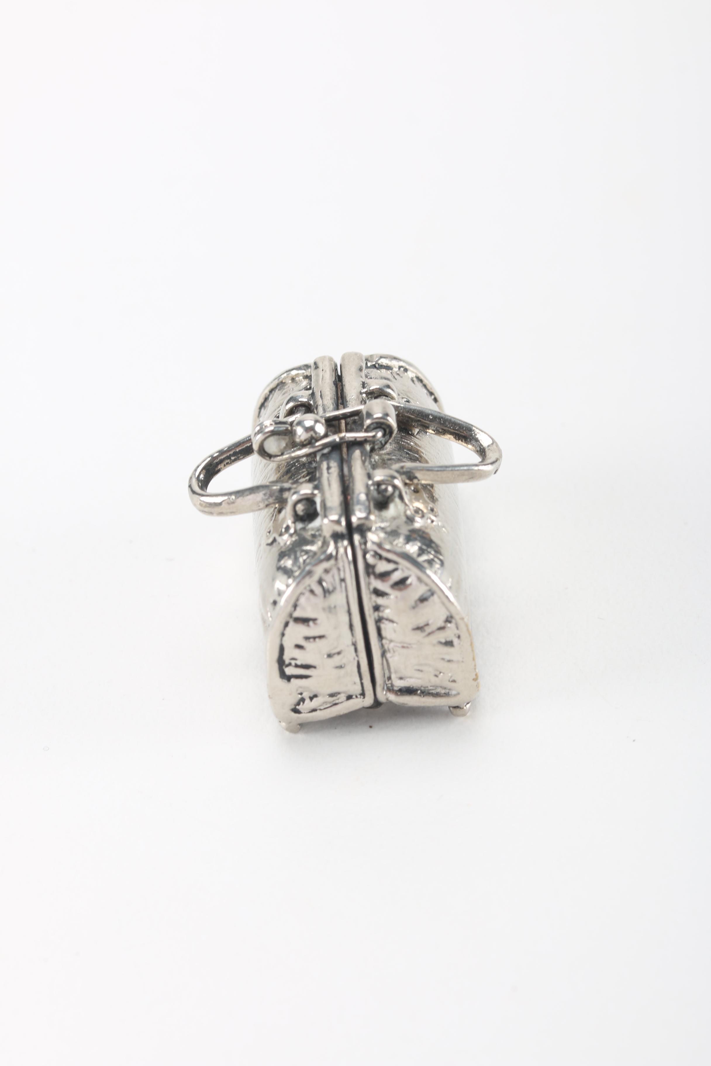 Silver Tone Trinket Boxes and Money Clips