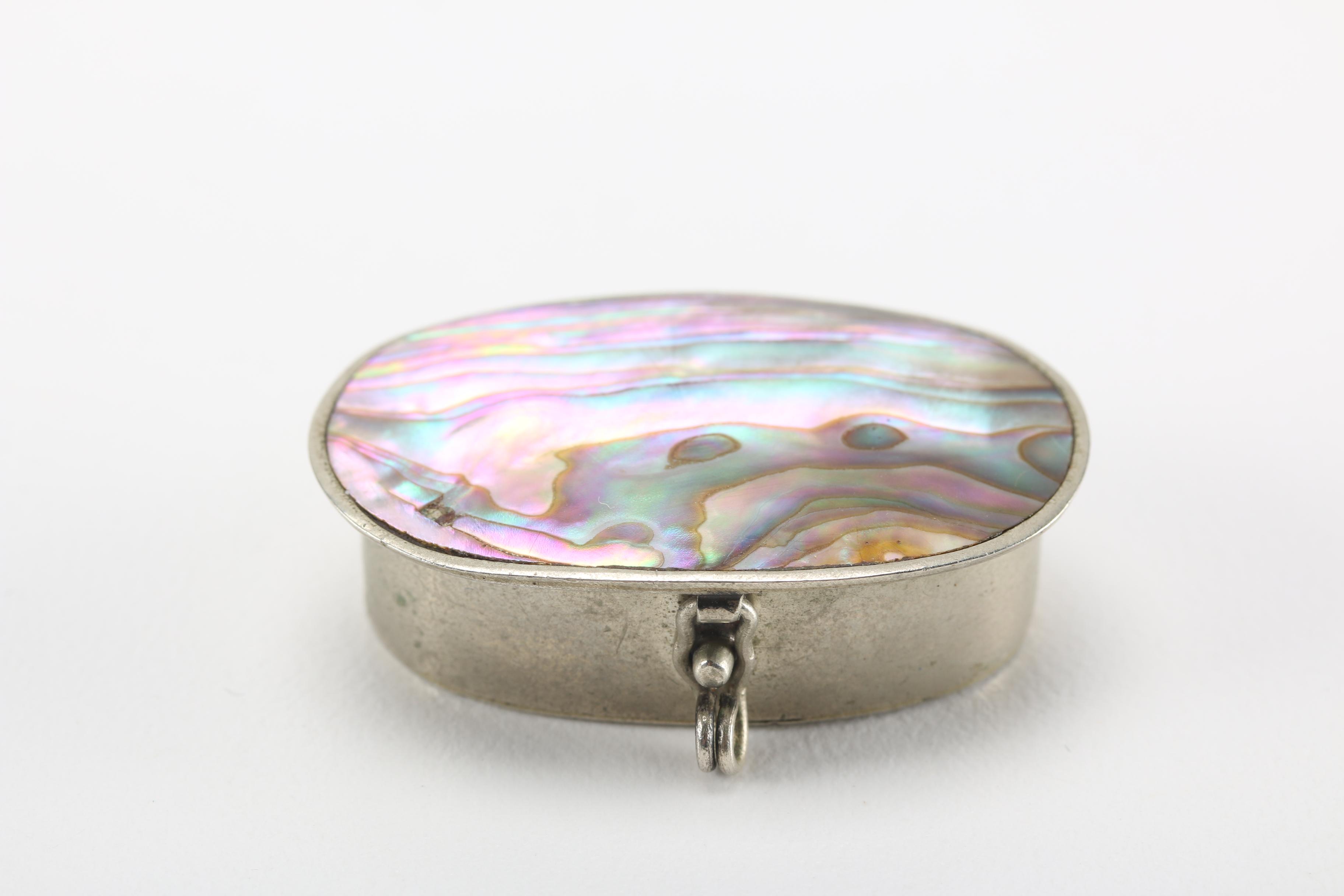 Silver Tone Trinket Boxes and Money Clips