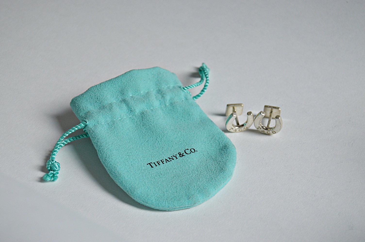 Tiffany Sterling Silver Horseshoe Cufflinks