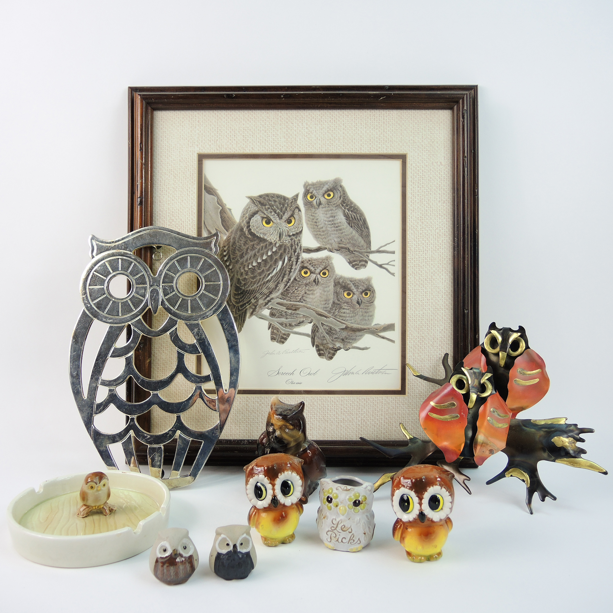 John Ruthven "Screech Owl" Print and Collectibles