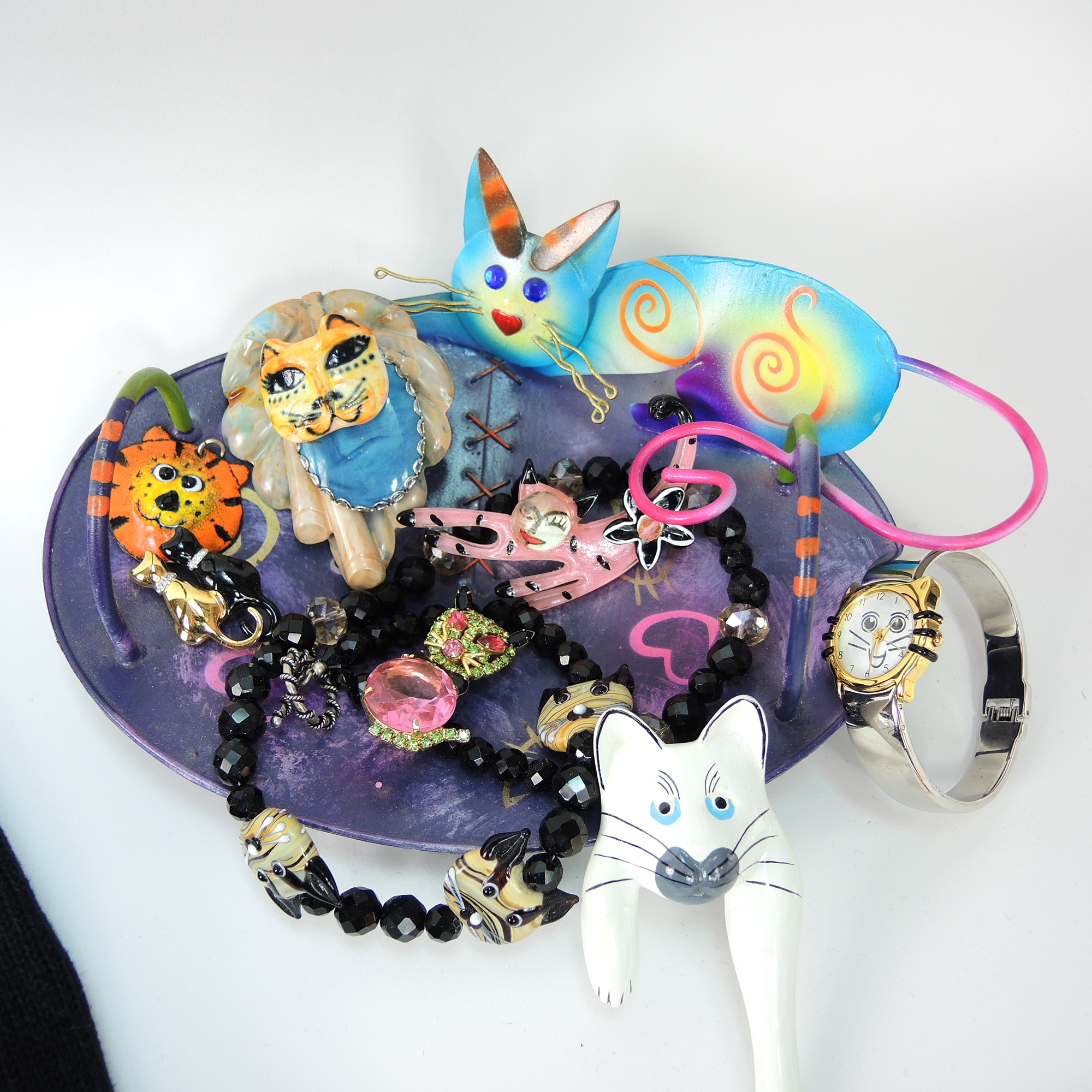 Cat Themed Jewelry, Sweaters with Lunch at the Ritz