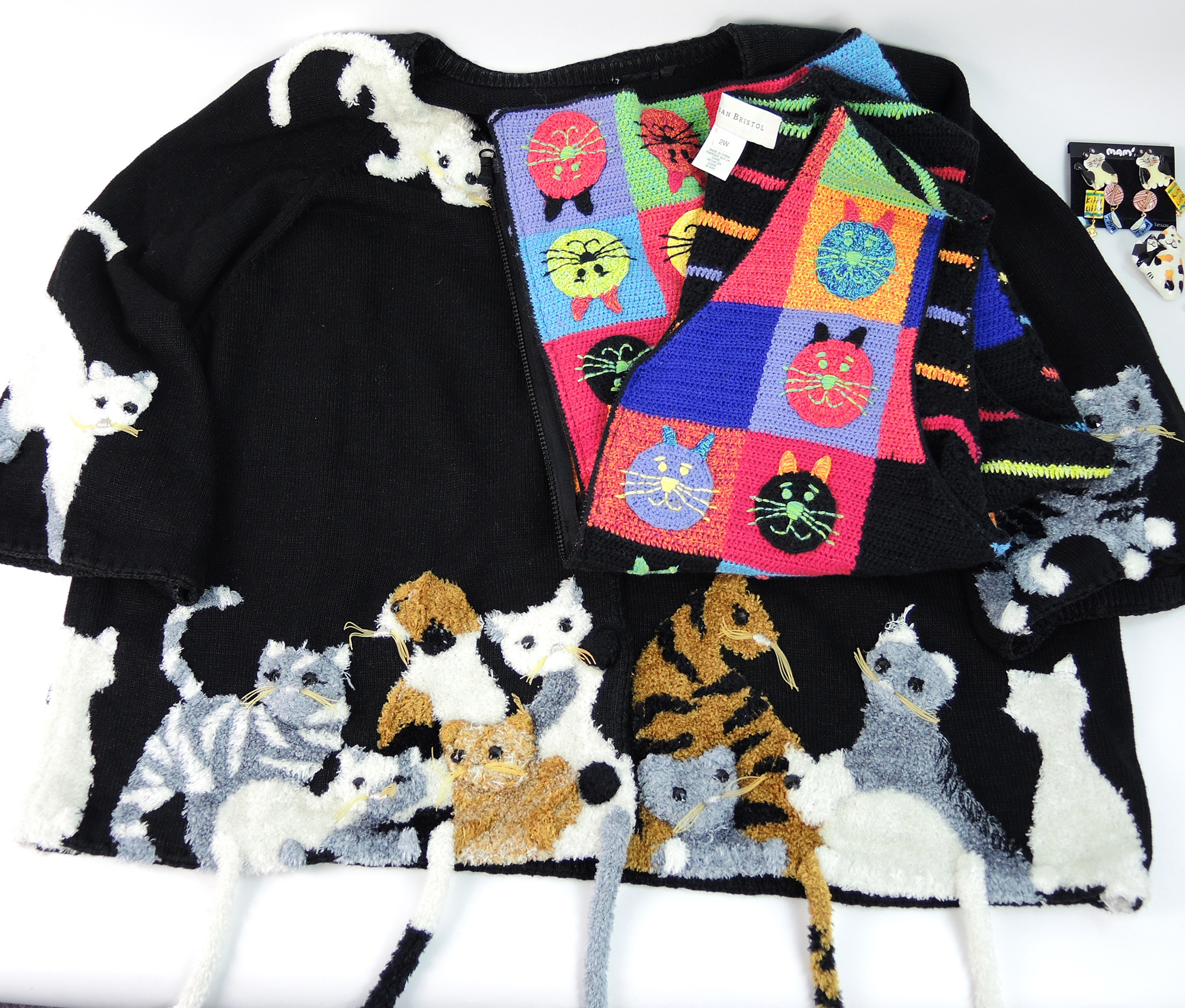 Cat Themed Jewelry, Sweaters with Lunch at the Ritz