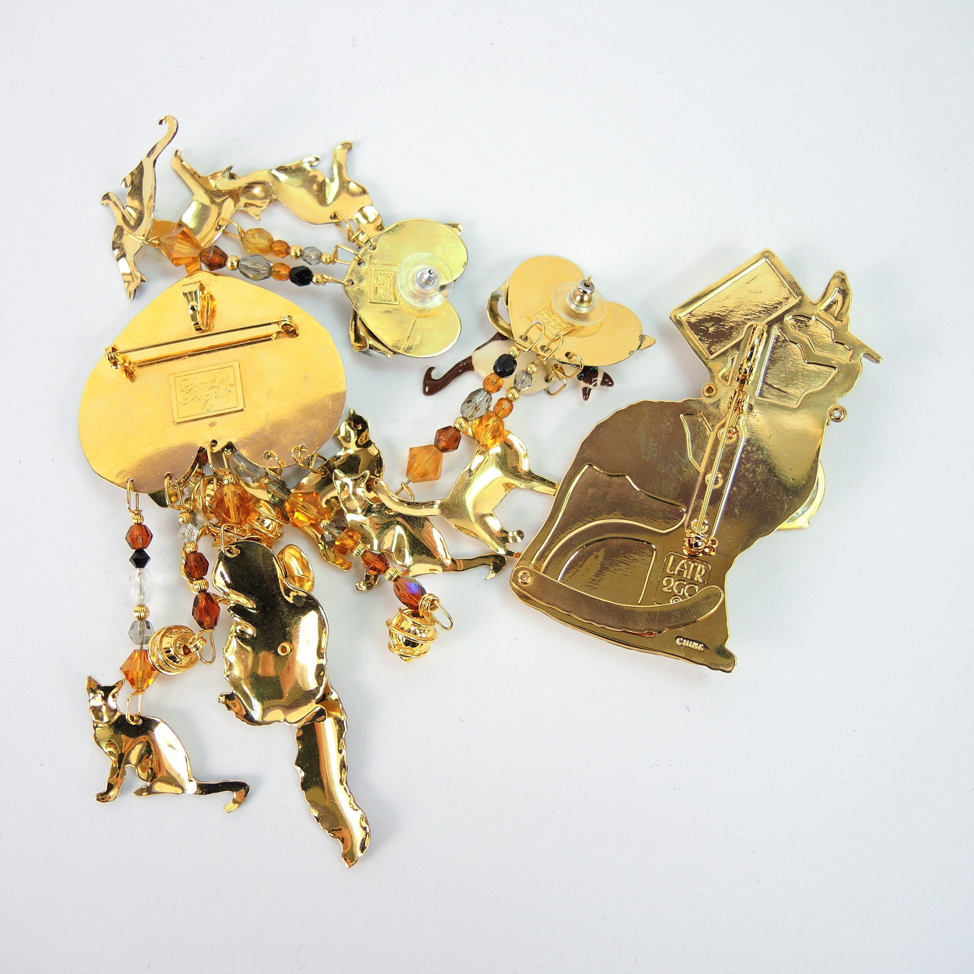 Cat Themed Jewelry, Sweaters with Lunch at the Ritz