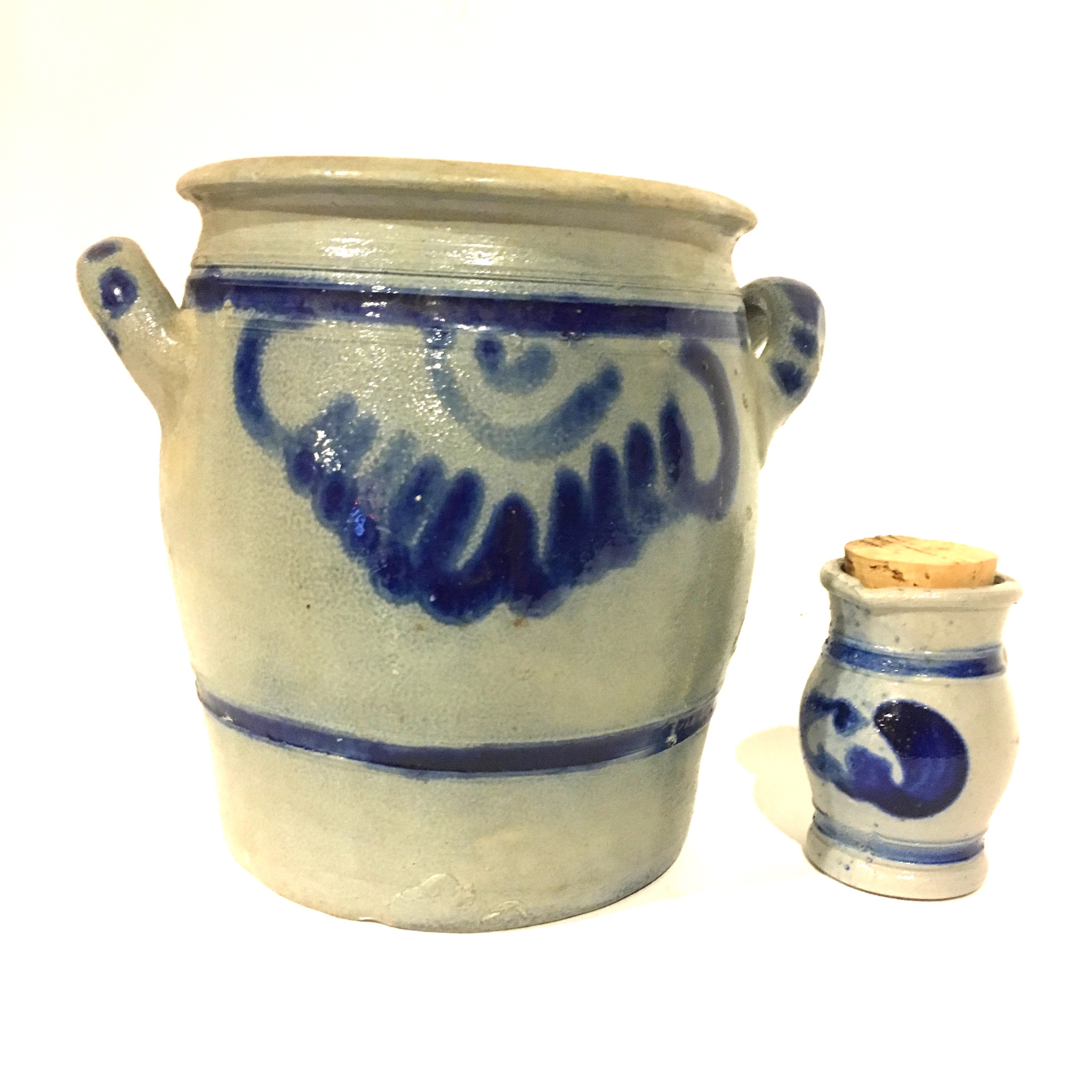 Antique Westerwald Stoneware Crocks