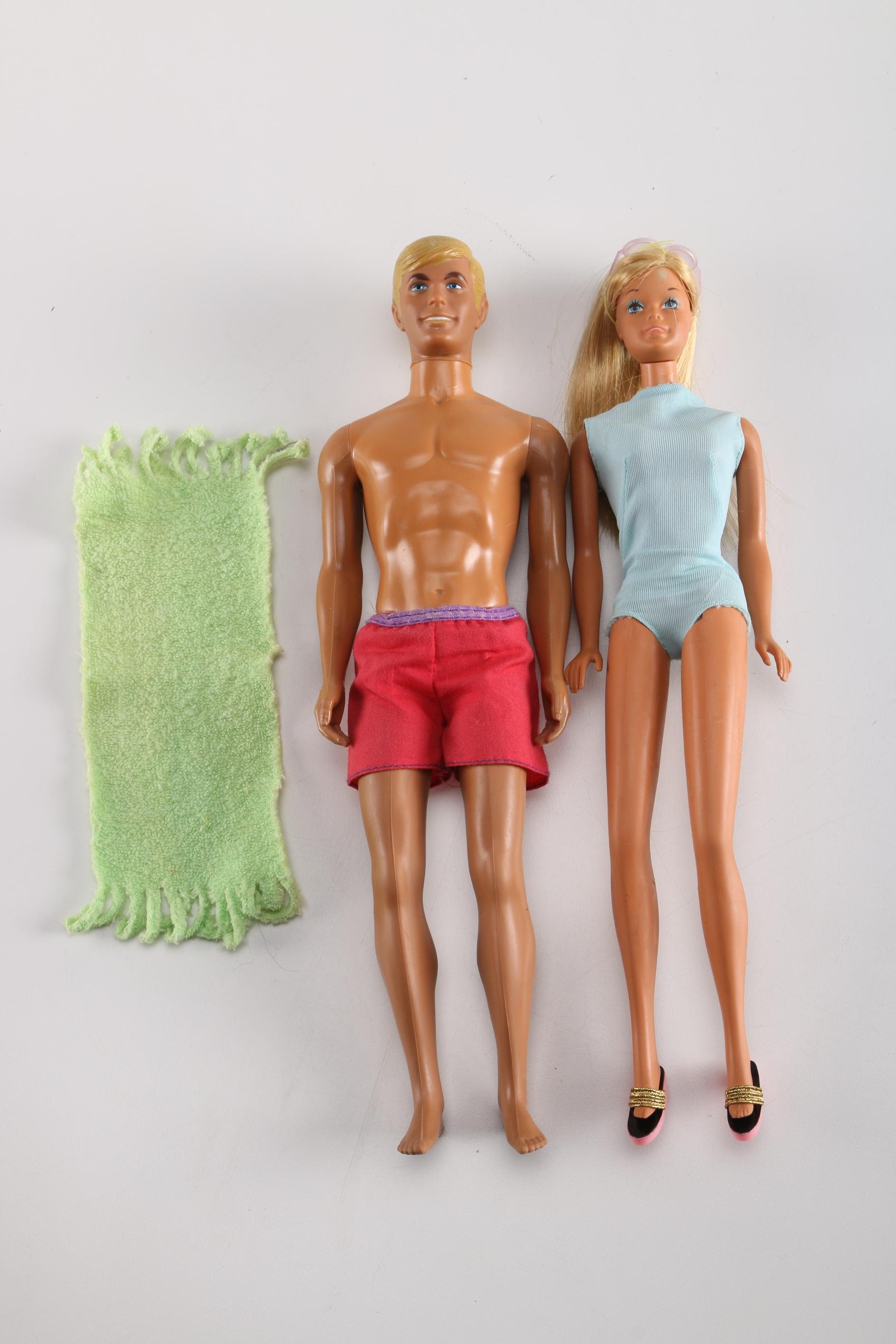 Malibu Barbie and Ken