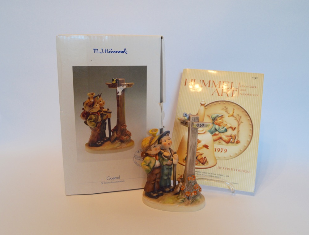 Signed Limited Edition "Crossroads" Signed M. I. Hummel Figurine