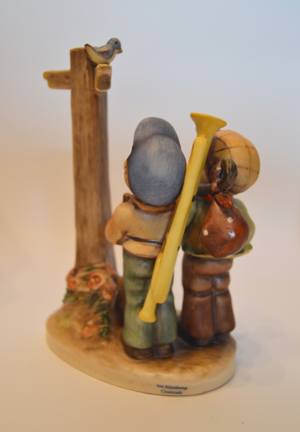 Signed Limited Edition "Crossroads" Signed M. I. Hummel Figurine