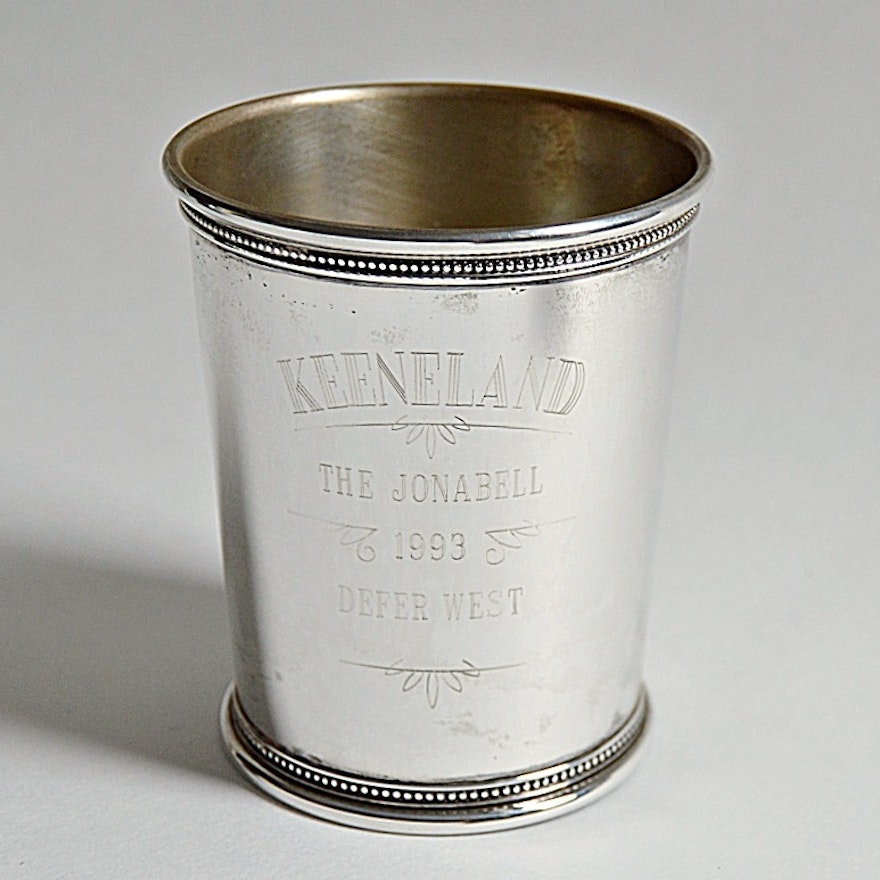 Mark J. Scearce Sterling Silver 1993 Keeneland Mint Julep Cup